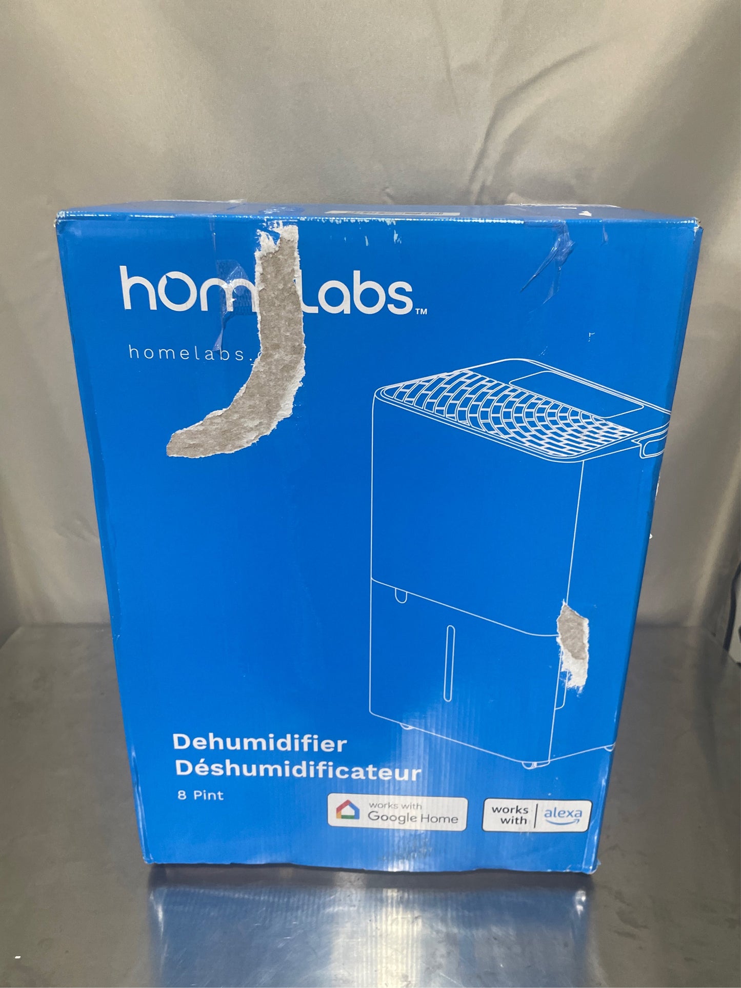 hOmeLabs Portable Wi-Fi Dehumidifier, 8 Pint