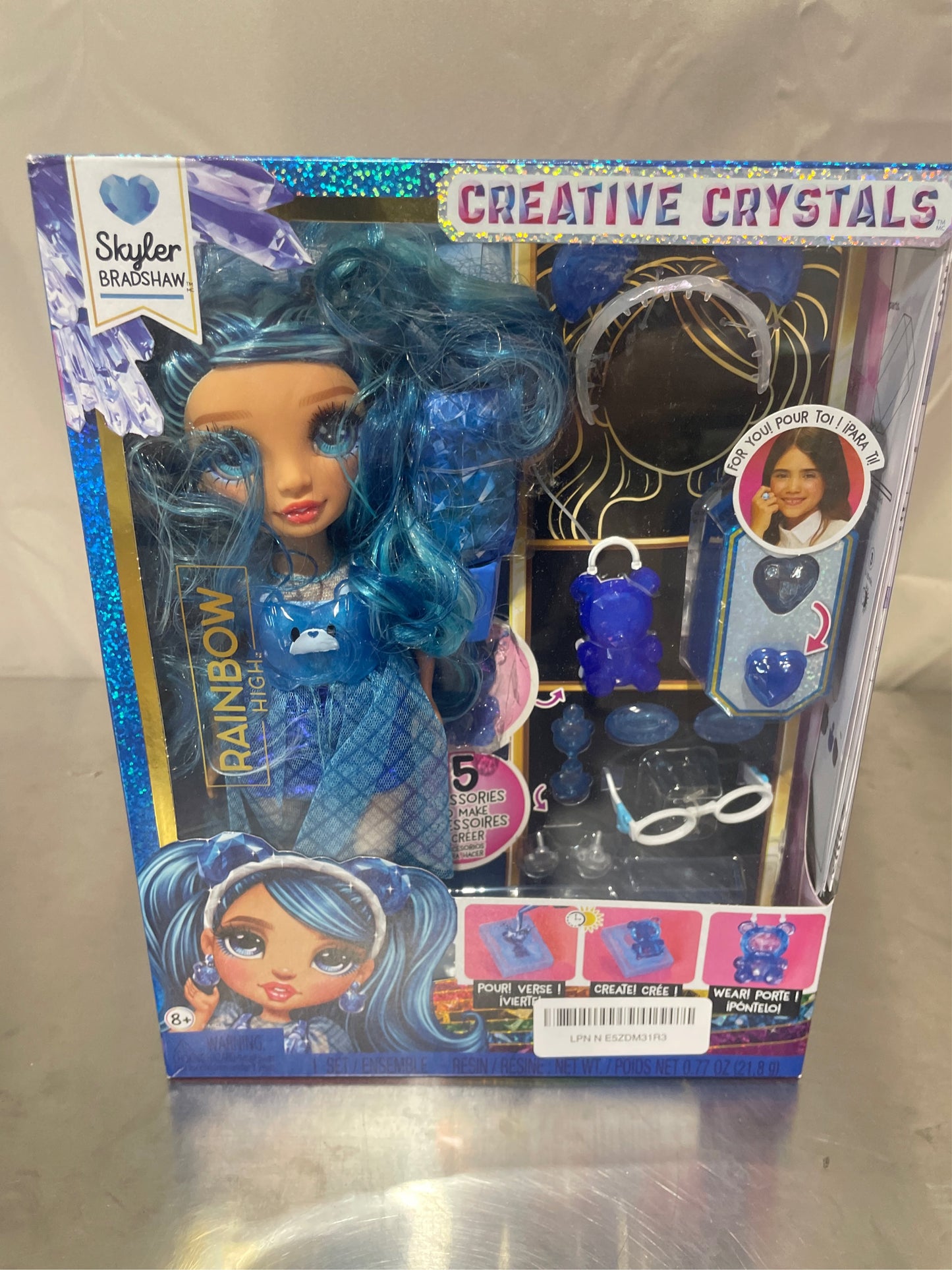 Rainbow High Creative Crystals Skyler - Blue