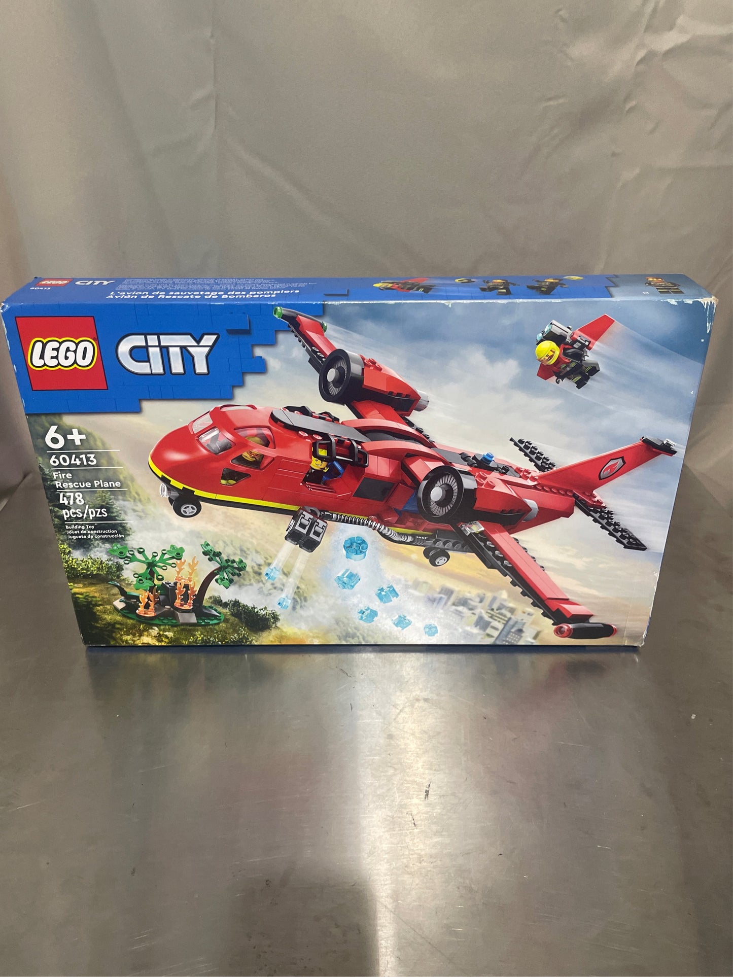LEGO City Fire Rescue Plane Set 478 Pieces