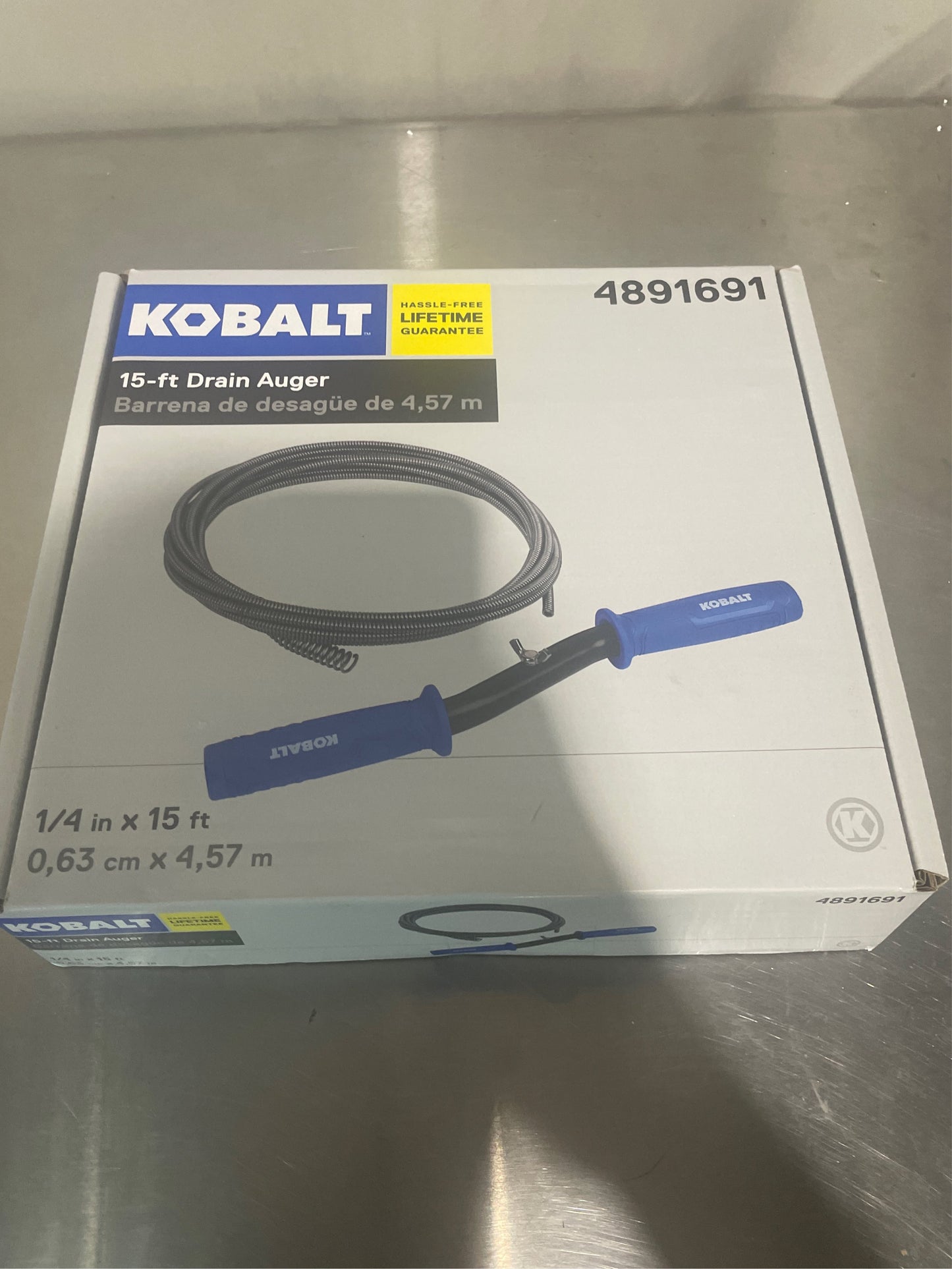 Kobalt 1/4-in x 15-ft Wire Hand Auger