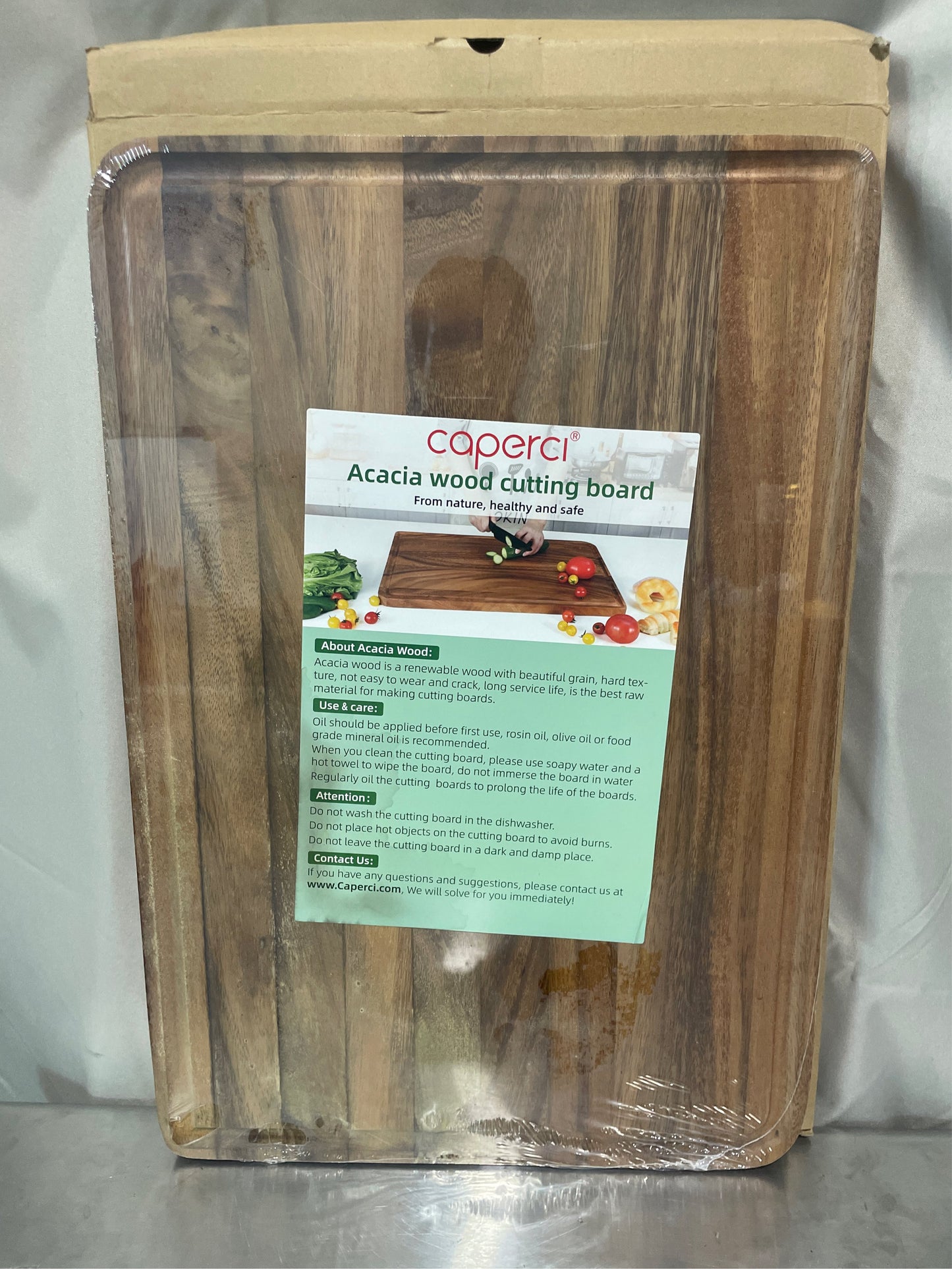 Extra Large Bamboo Cutting Board, XXL, 24" x 16".