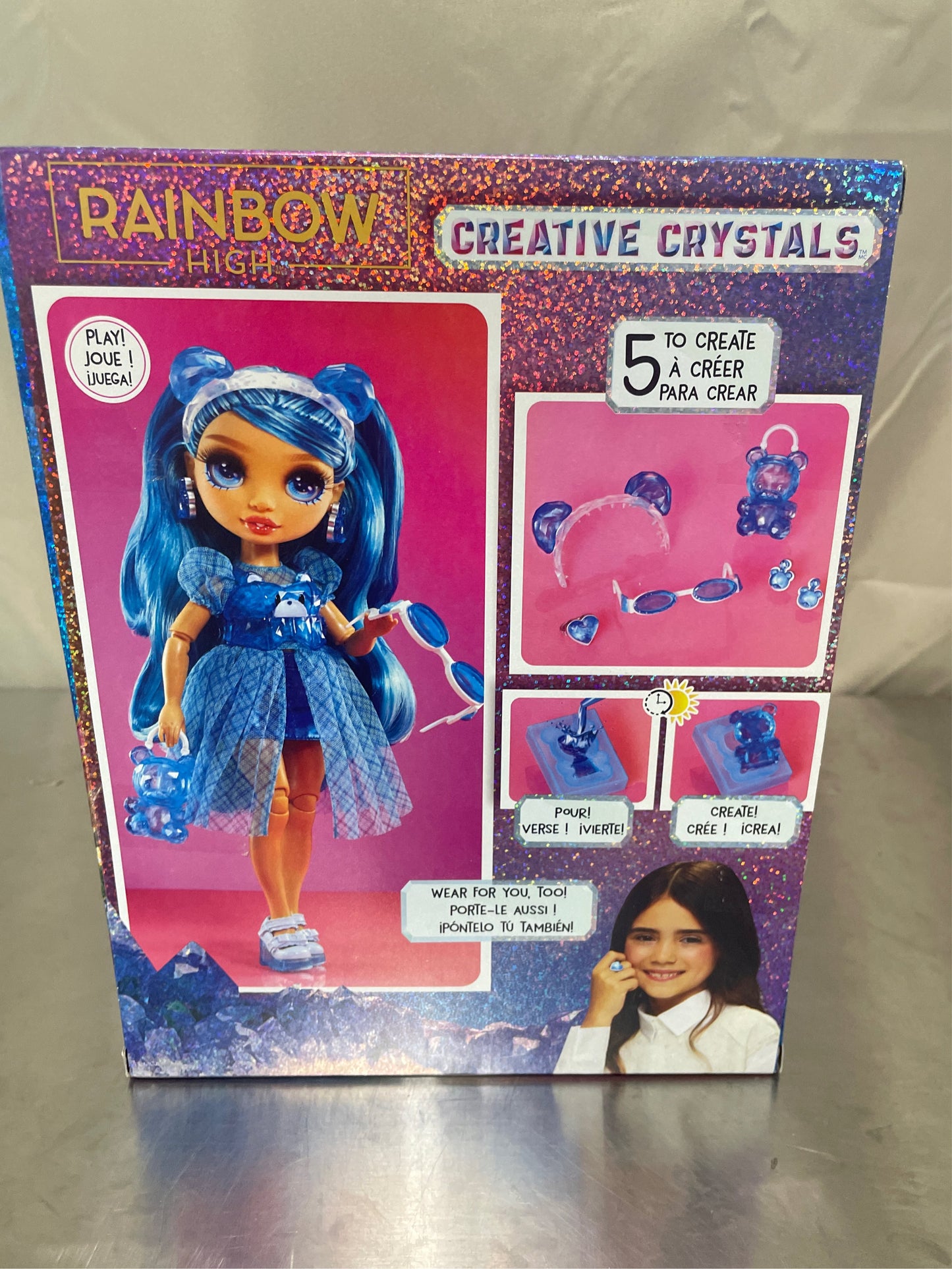 Rainbow High Creative Crystals Skyler - Blue