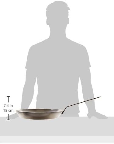 Matfer Black Carbon Steel Fry Pan, 15 3/4""