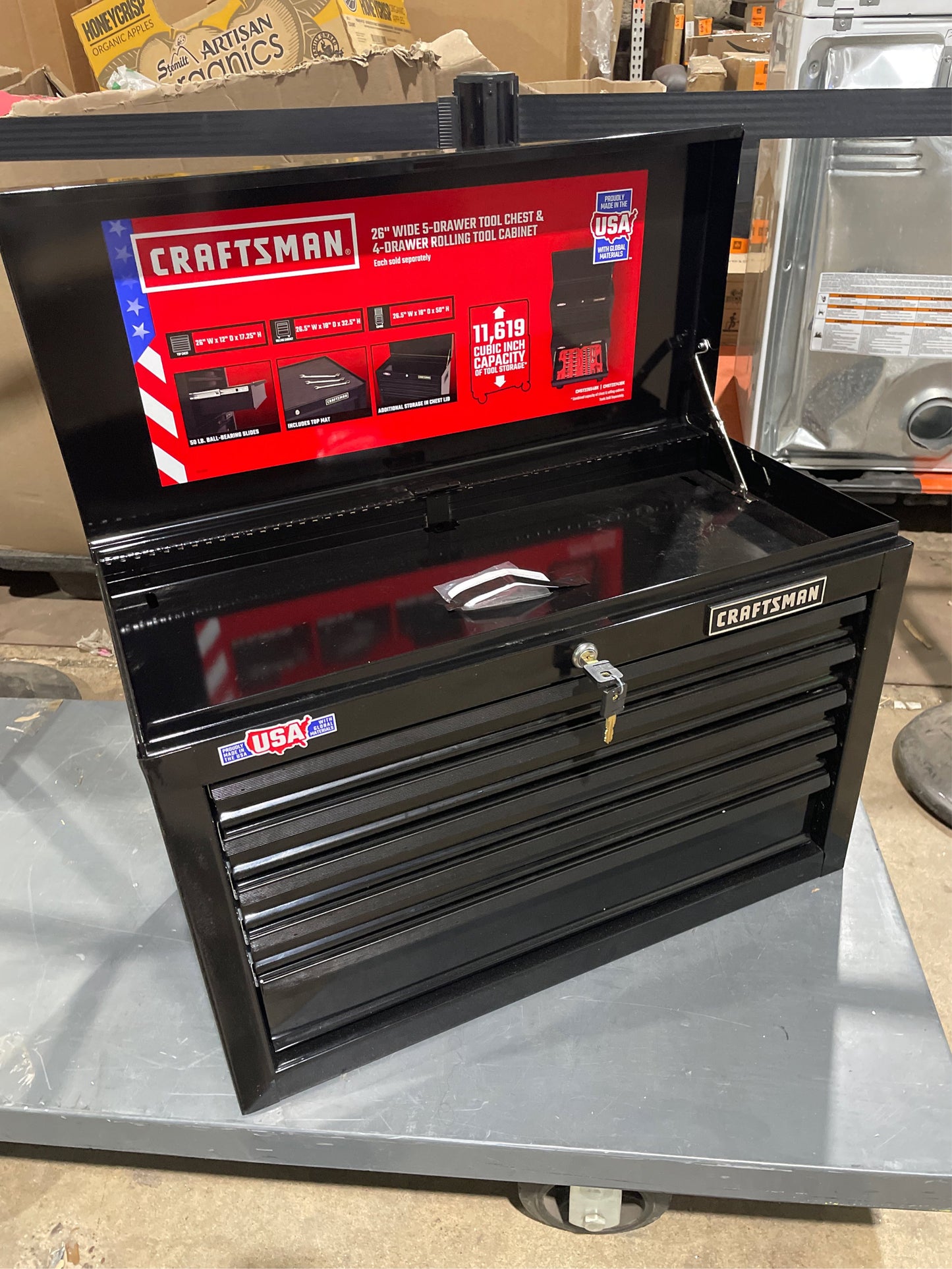 CRAFTSMAN 26-in Tool Chest (Black)