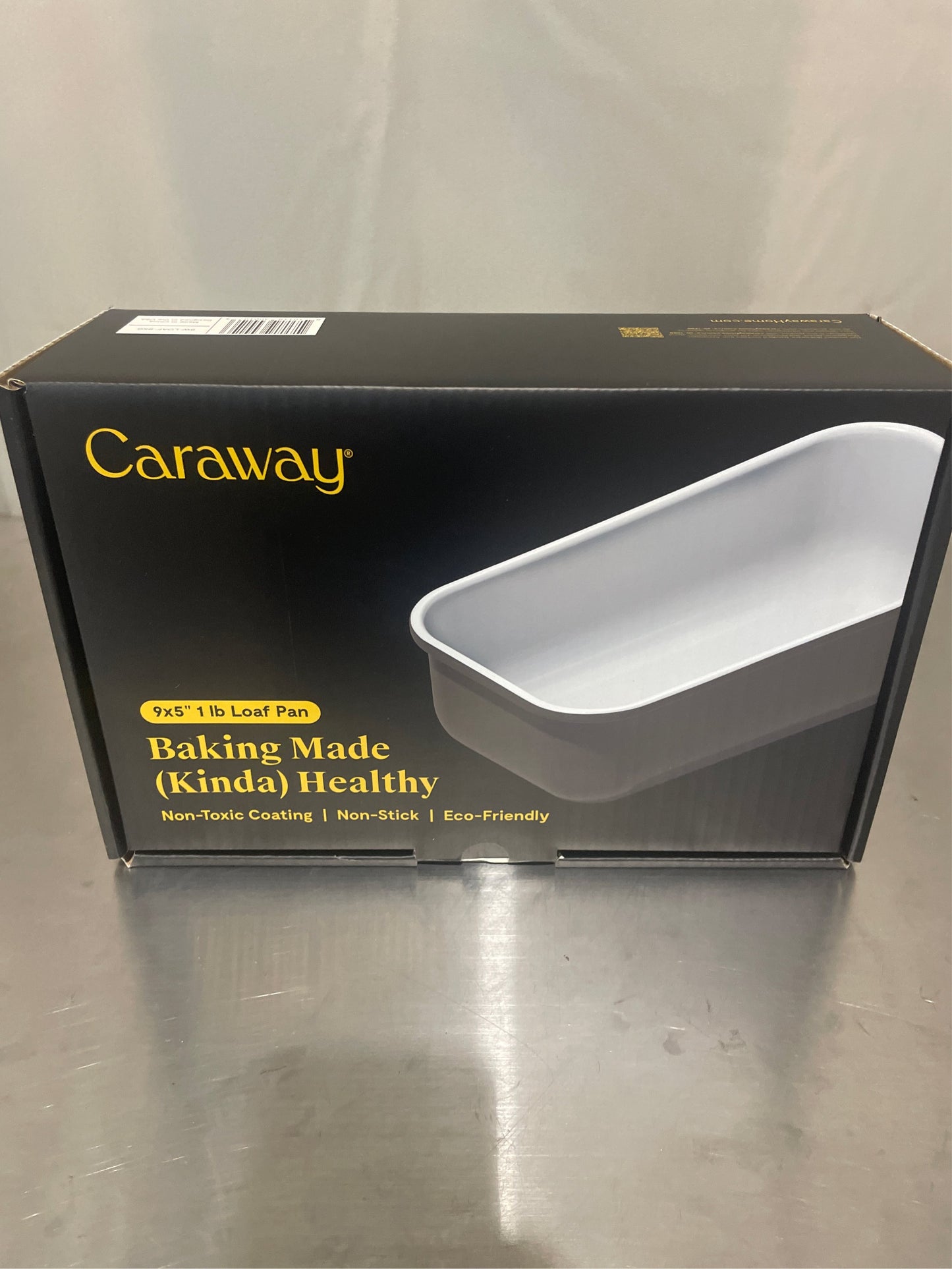 Caraway 1 lb Non-Stick Loaf Pan - Black