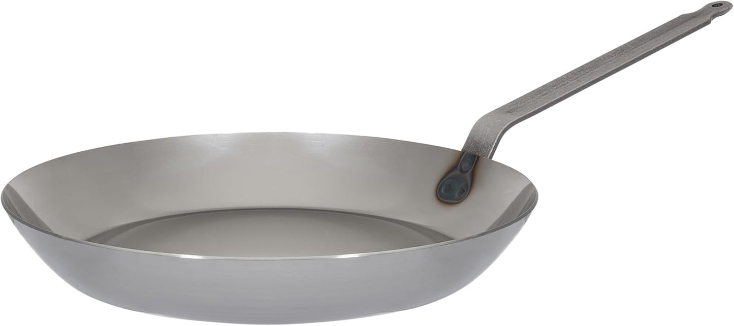 Matfer Black Carbon Steel Fry Pan, 15 3/4""