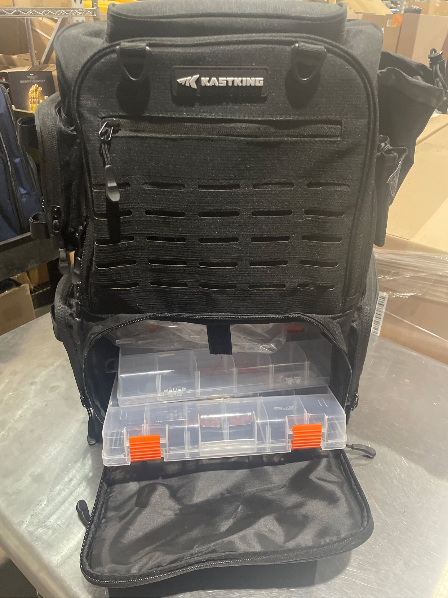 KastKing Bait Boss Backpack, 43L, 4 Boxes