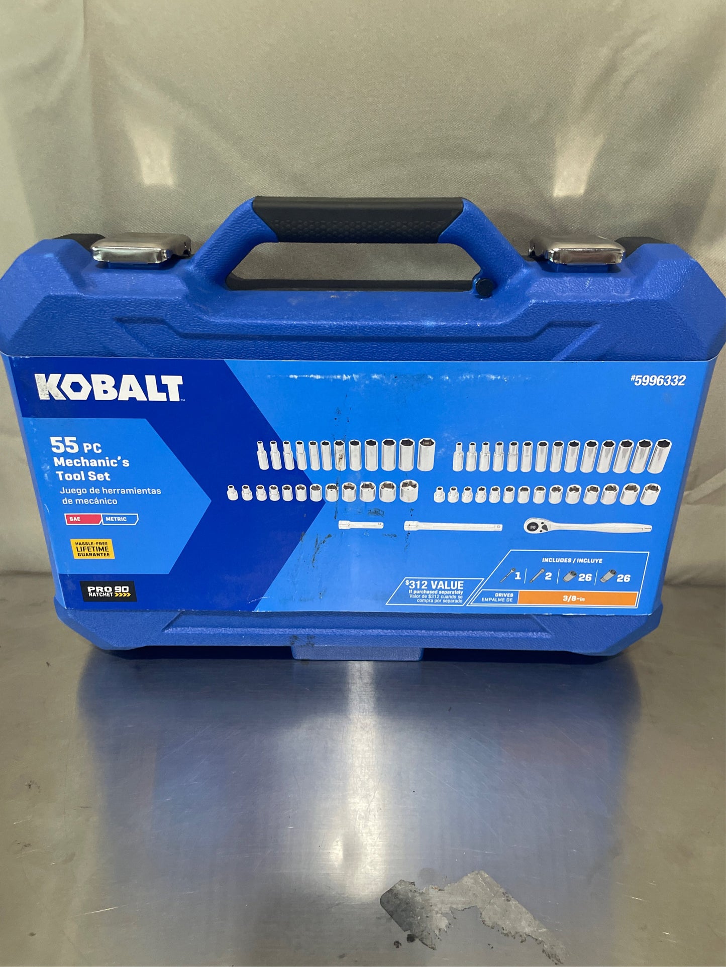 Kobalt 55-Piece SAE/Metric Tool Set w/Case