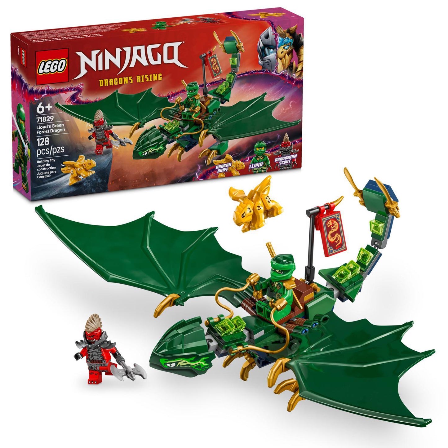 LEGO Ninjago Lloyd's Green Forest Dragon Toy
