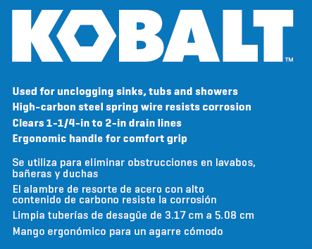 Kobalt 1/4-in x 15-ft Wire Hand Auger