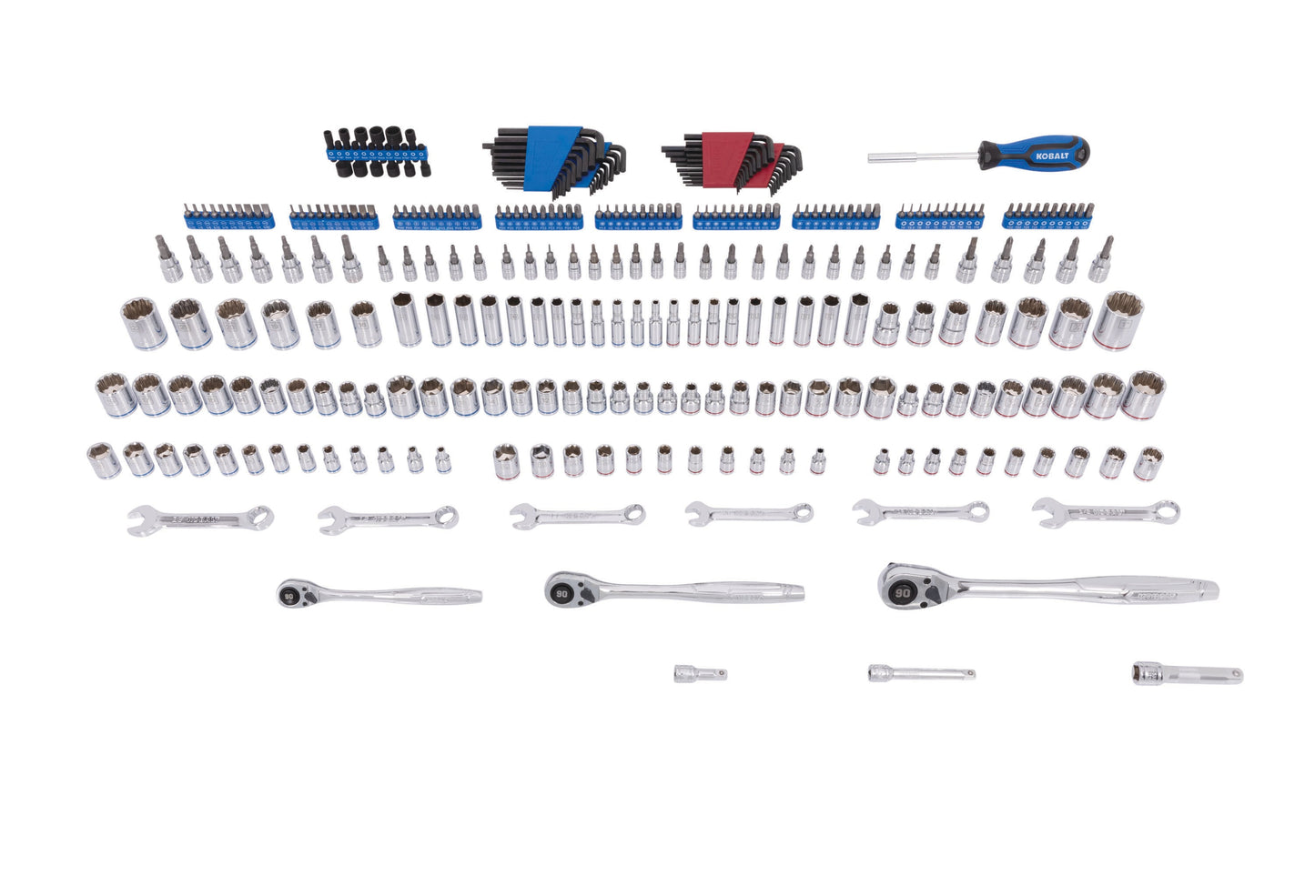 Kobalt 297-Piece SAE/Metric Tool Set Case