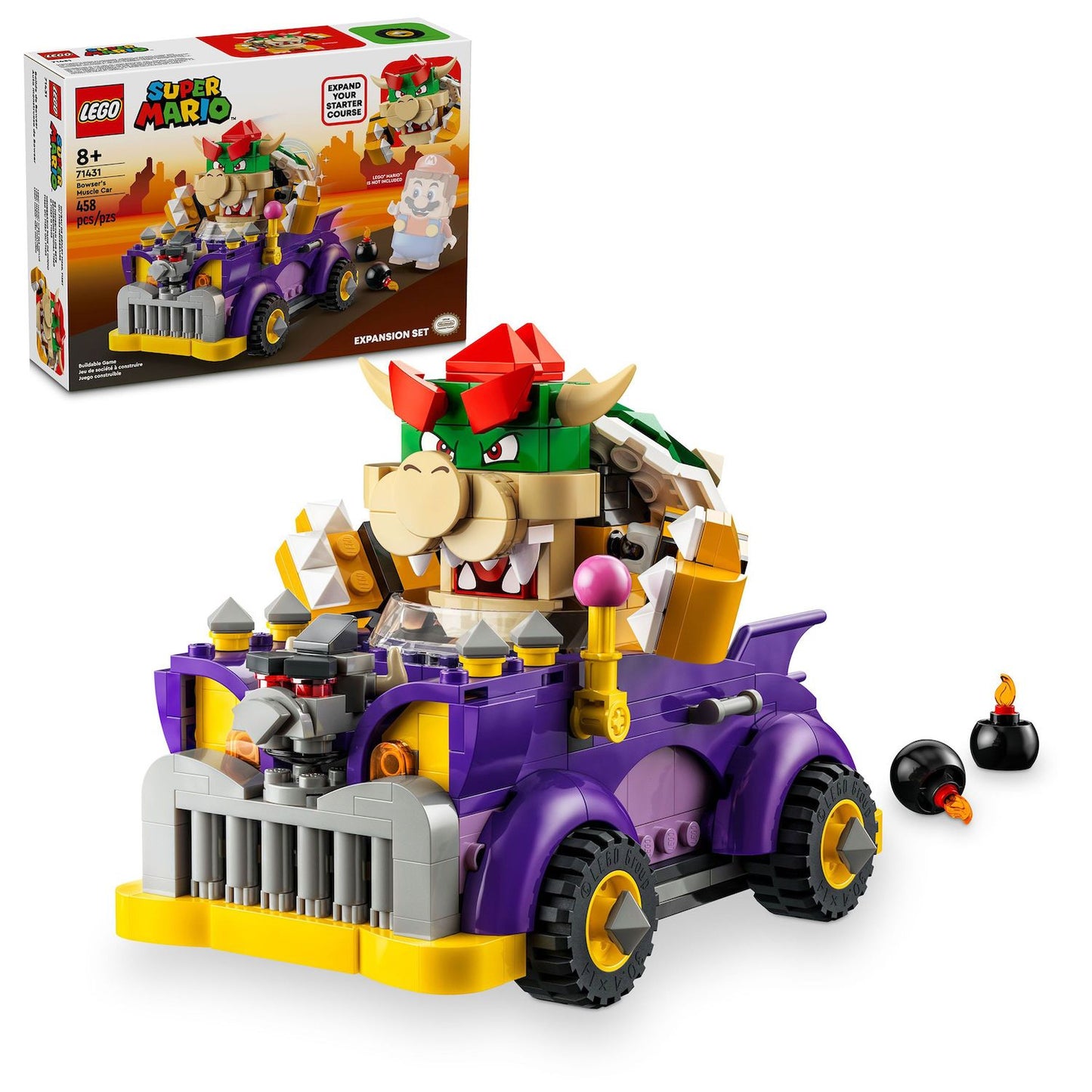 LEGO Mario Bowser’s Muscle Car Set 71431