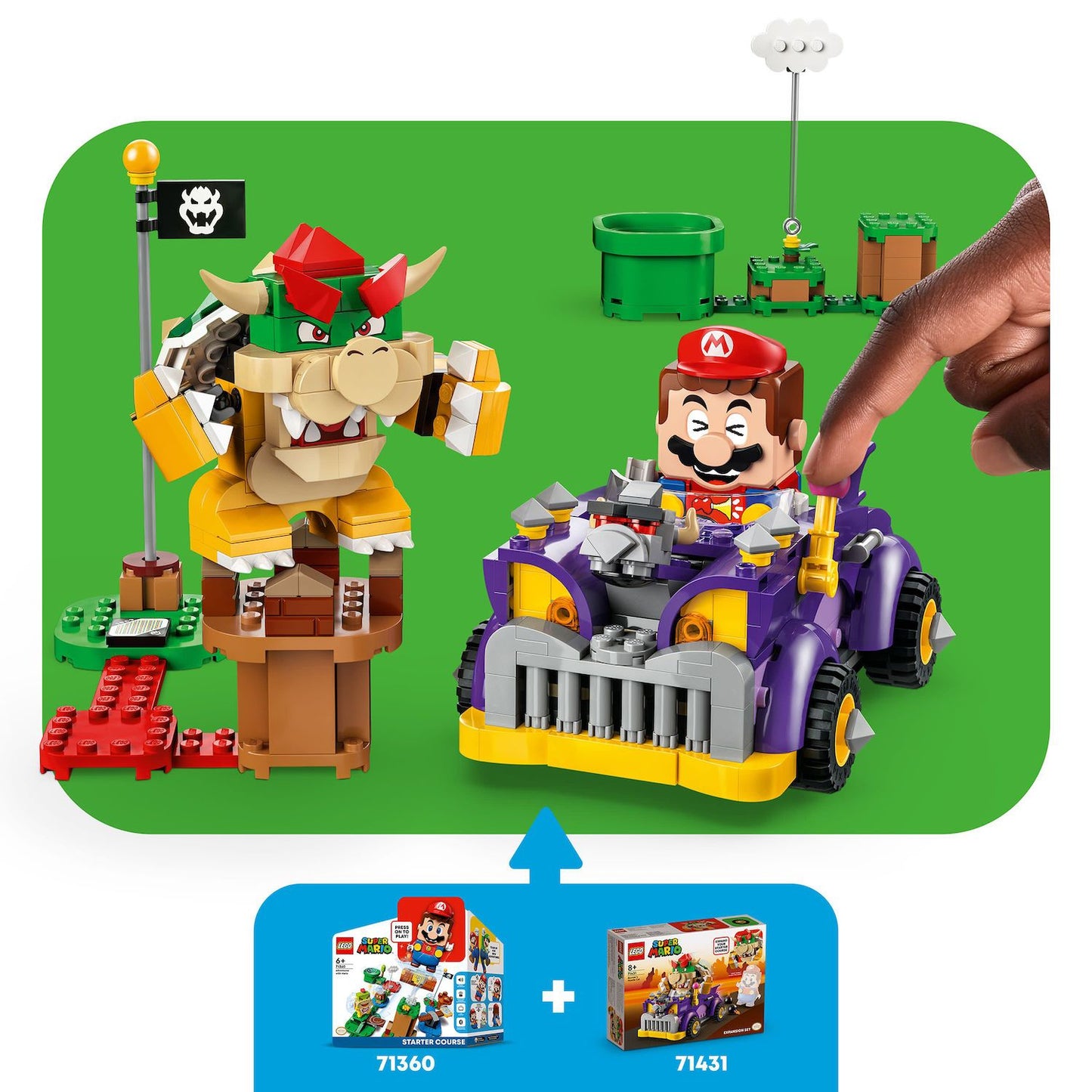LEGO Mario Bowser’s Muscle Car Set 71431