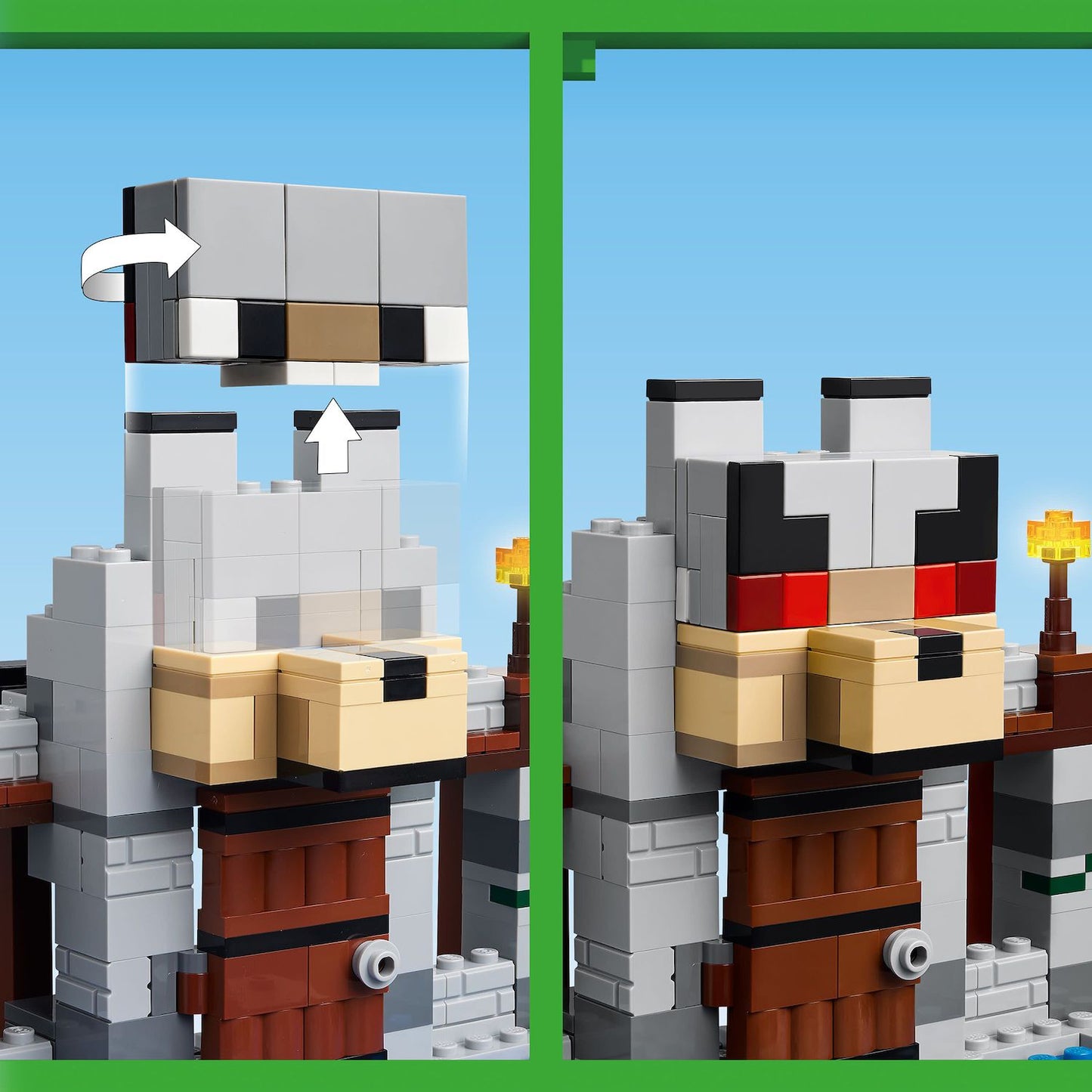 LEGO Minecraft Wolf Stronghold 21261 (312 pcs)