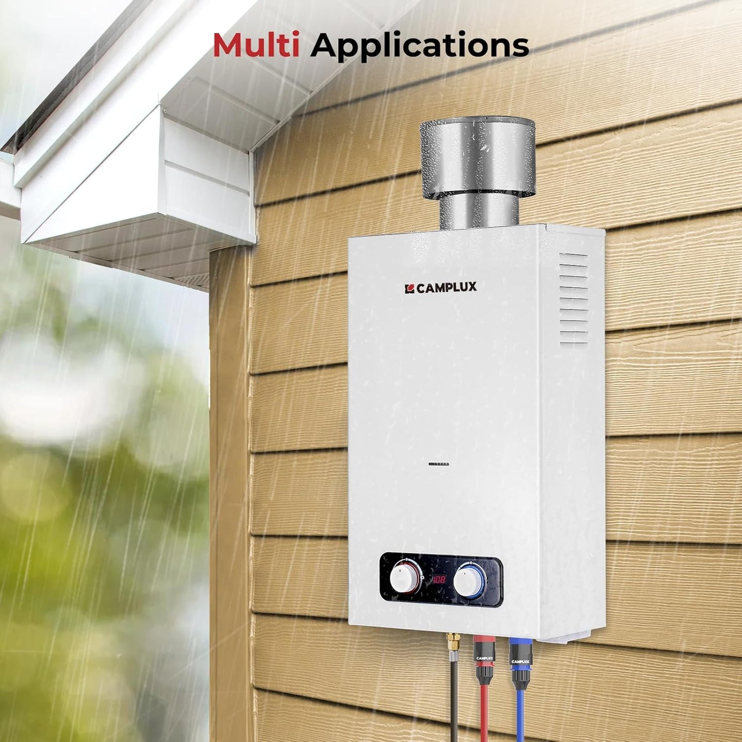 CAMPLUX 2.64 GPM Portable Tankless Heater