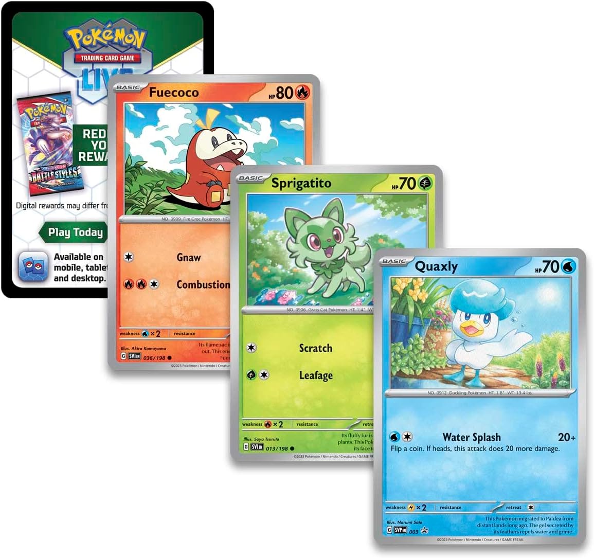 Pokemon TCG: Paldea Pin Collection - Quaxly …