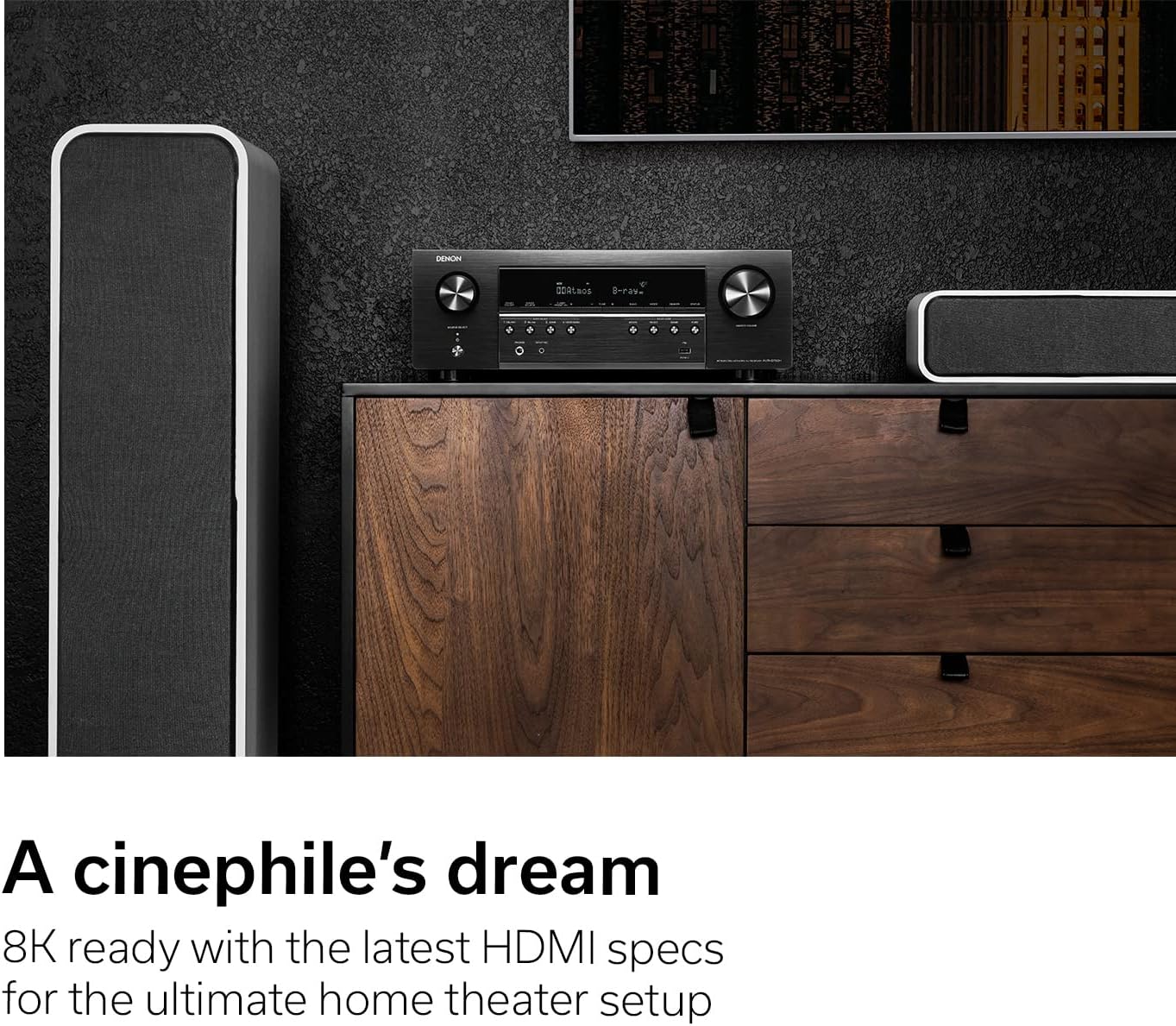 Denon AVR-S760H 7.2 Ch AVR - 75 W/Ch