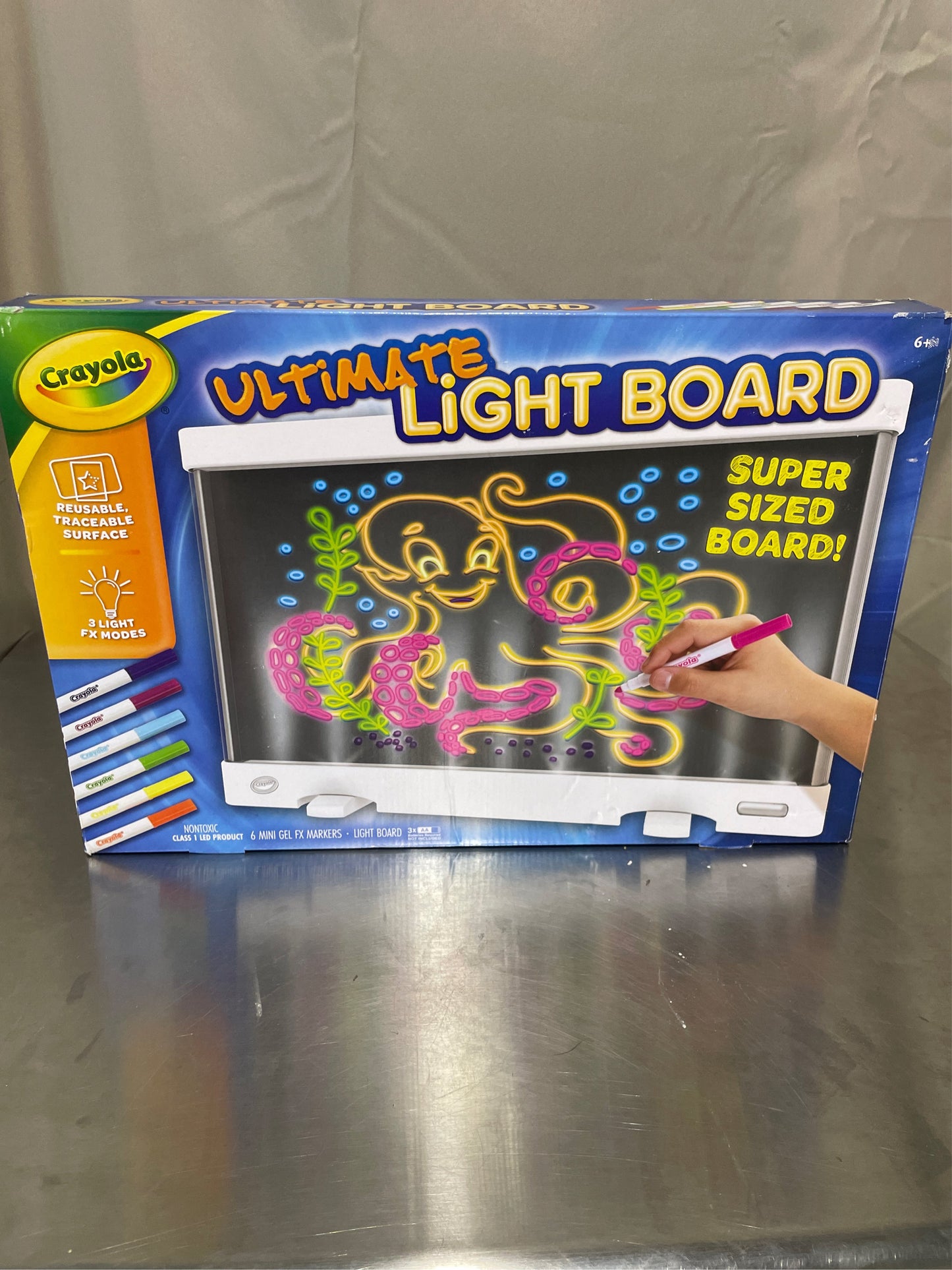 Crayola Ultimate Light Board Multicolored 7 pc