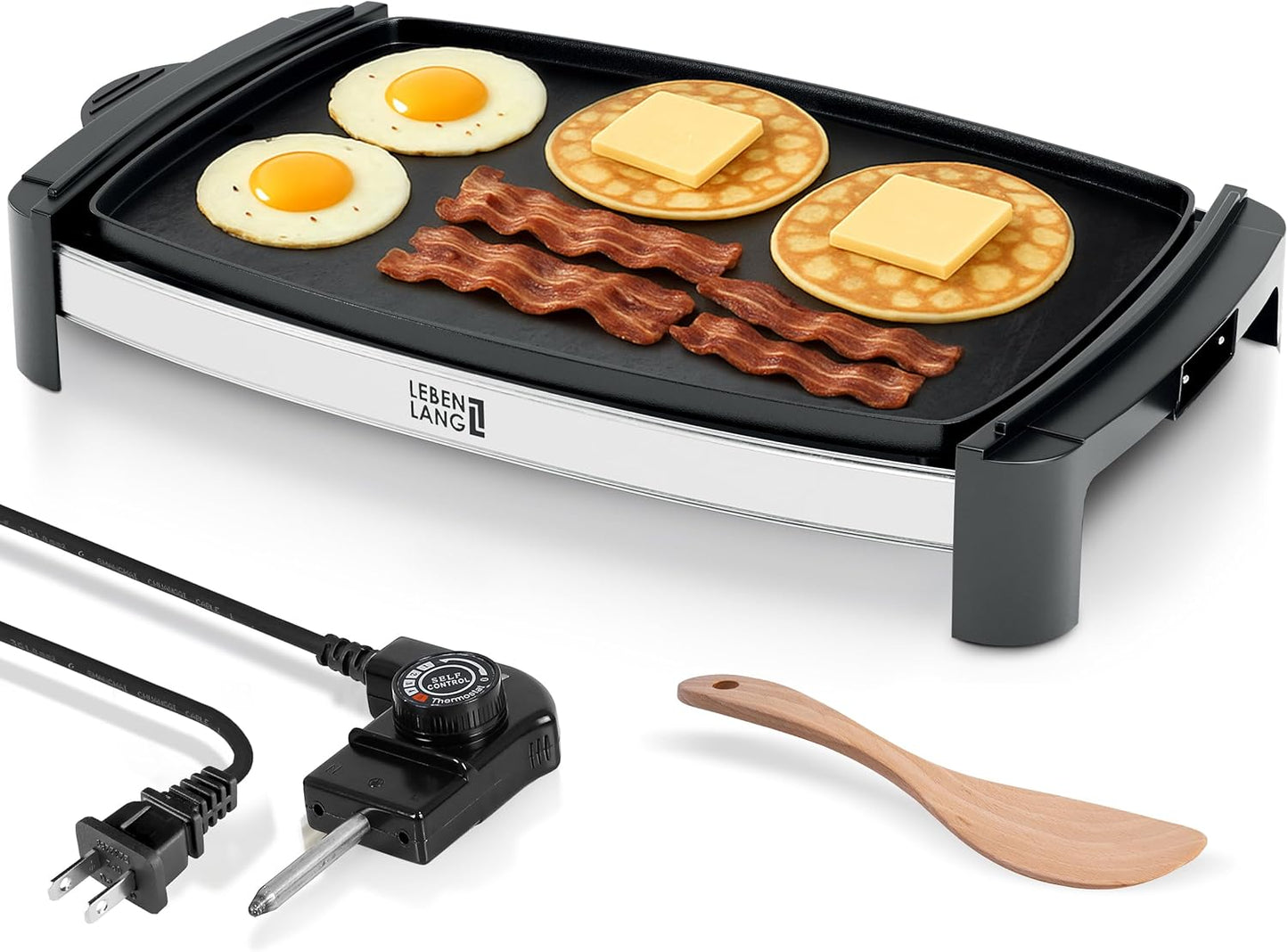 18" Large Electric Griddle Grill - Nonstick