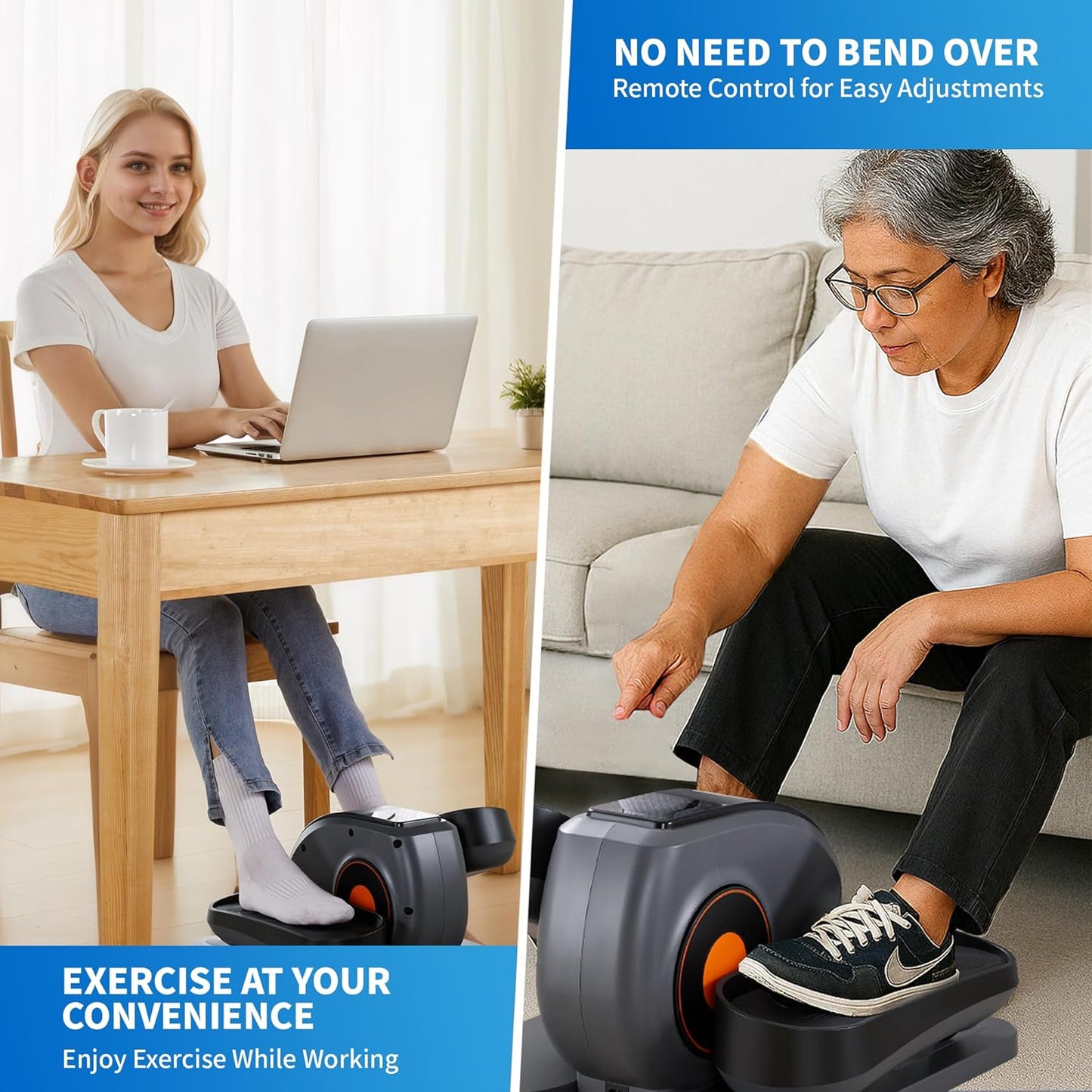 Under Desk Seated Elliptical Exerciser