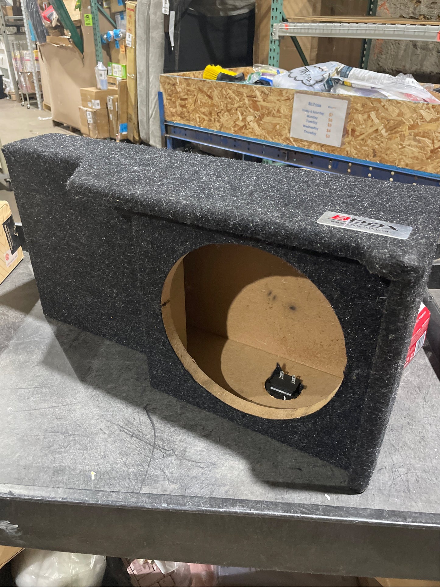 Bbox 10" Subwoofer Box, Ford F150