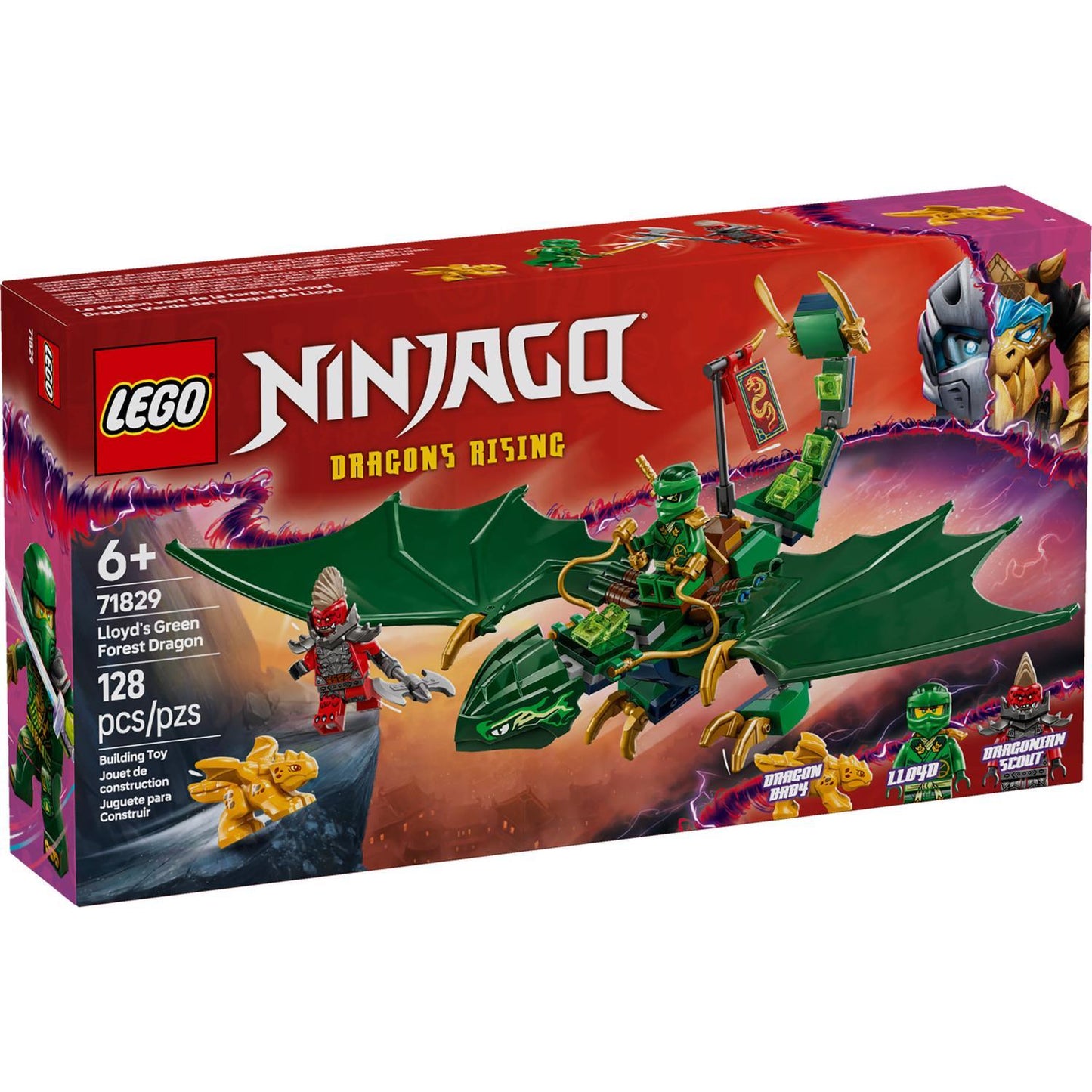 LEGO Ninjago Lloyd's Green Forest Dragon Toy
