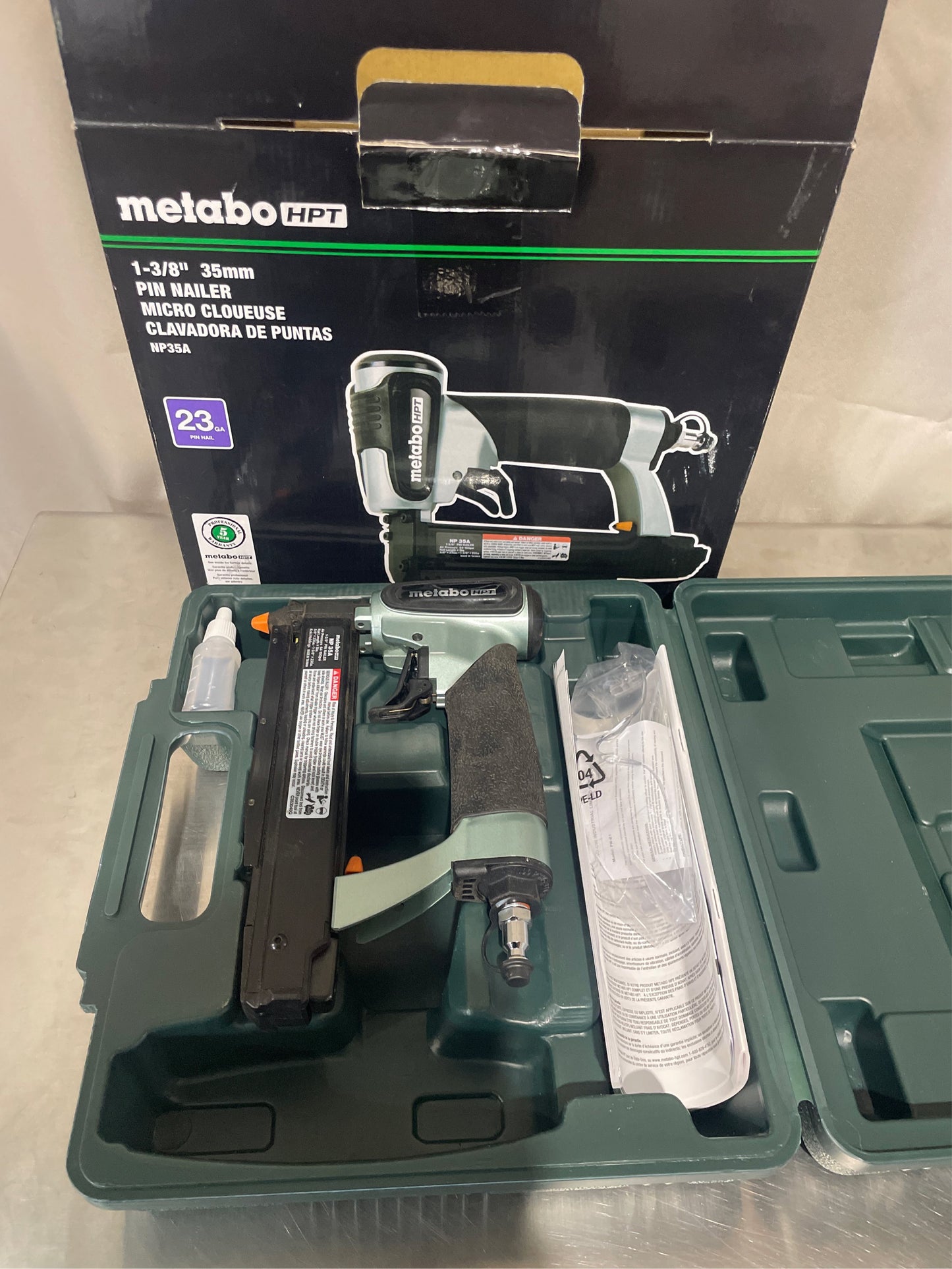Metabo HPT 23 Ga. Nailer Kit