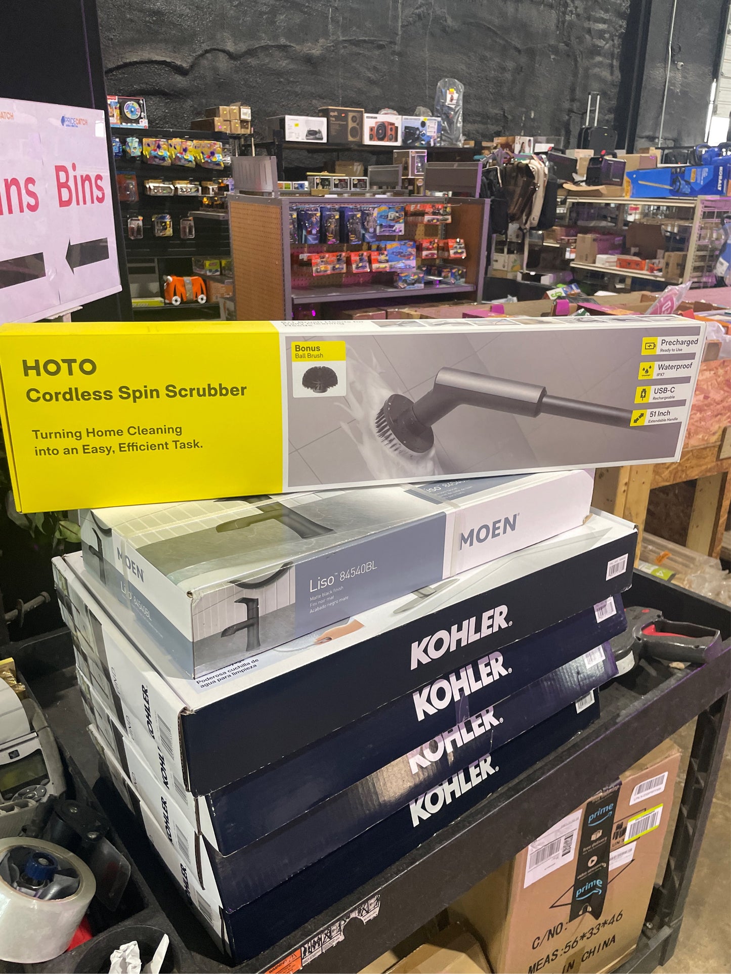 HOTO Cordless Spin Scrubber: 2.5 N·M Torque