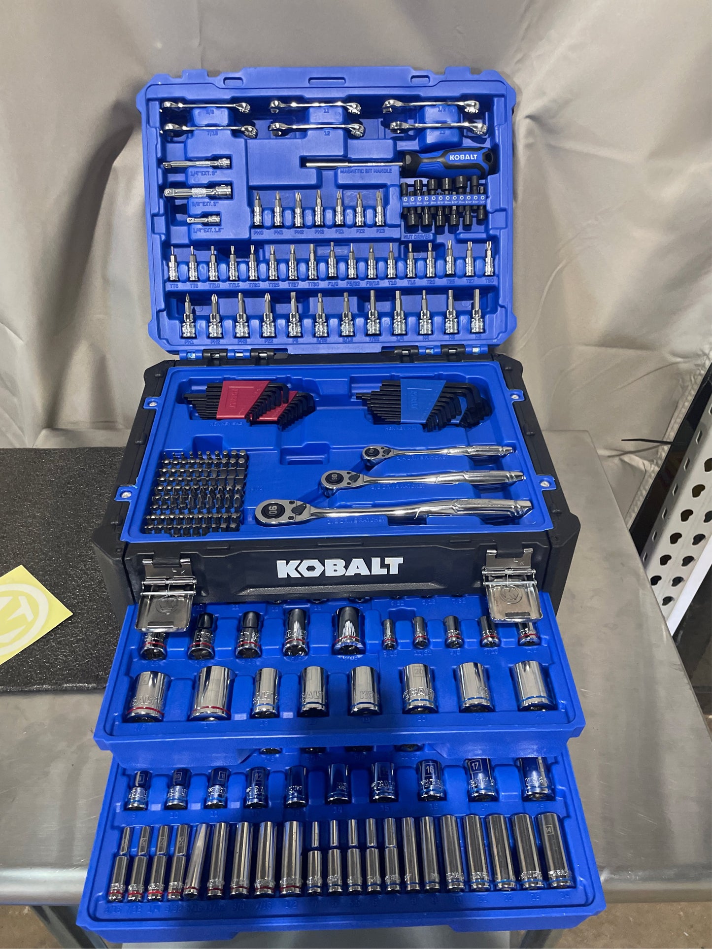 Kobalt 297-Piece SAE/Metric Tool Set Case