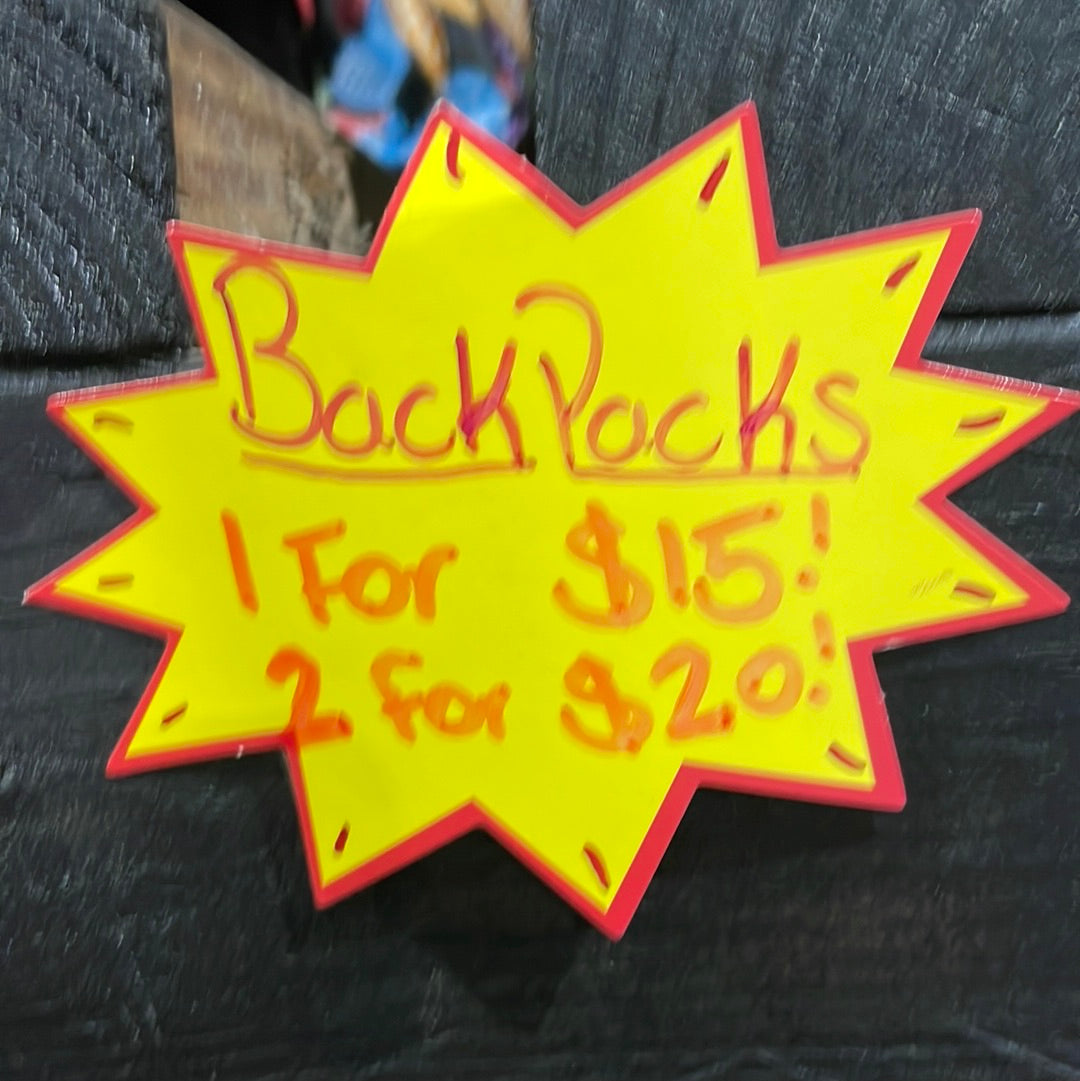 1 back pack for $15