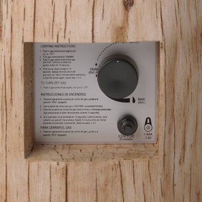 Weathered Large LP Fire Column - Threshold™