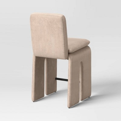 Safflower Barstool, Dark Tan