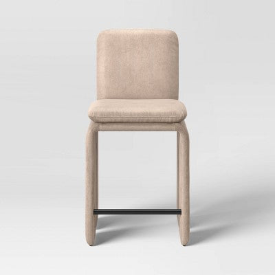 Safflower Barstool, Dark Tan