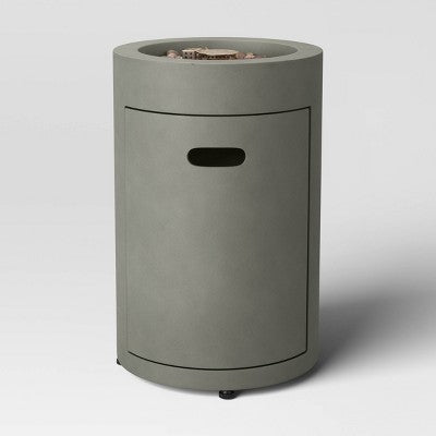 Pipestone Outdoor Column Fire Pit - Threshold
