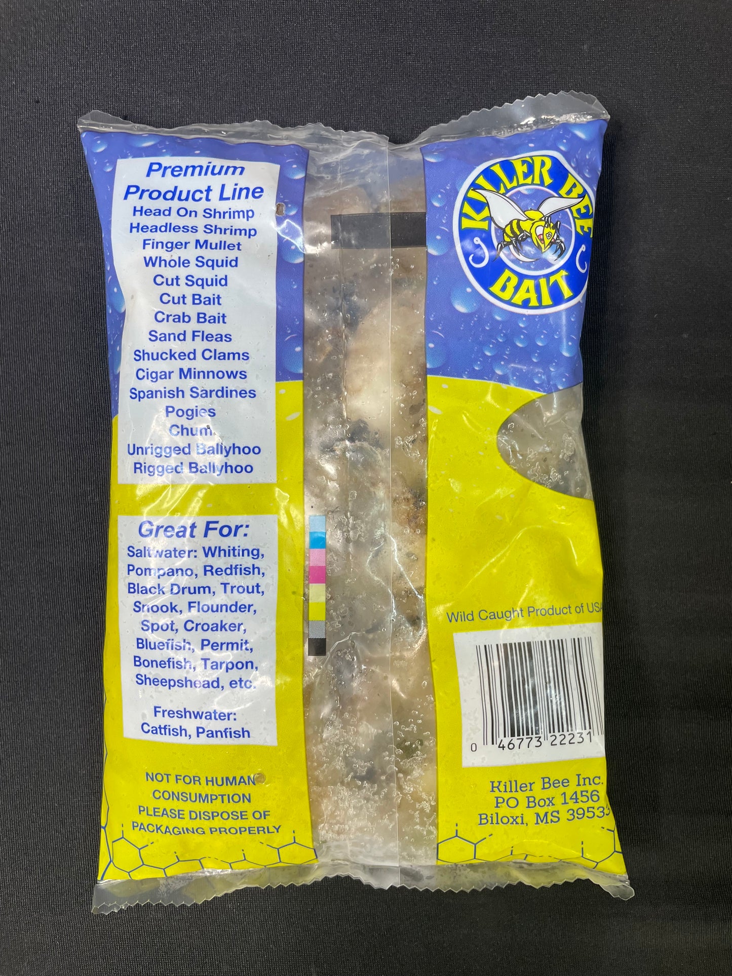 Killer Bee Bait - Shrimp, Headless 8oz