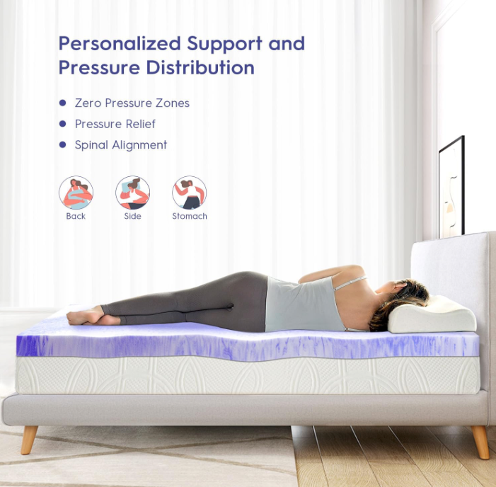2 Inch Ventilated Design Memory Foam Full Mattress Toppers