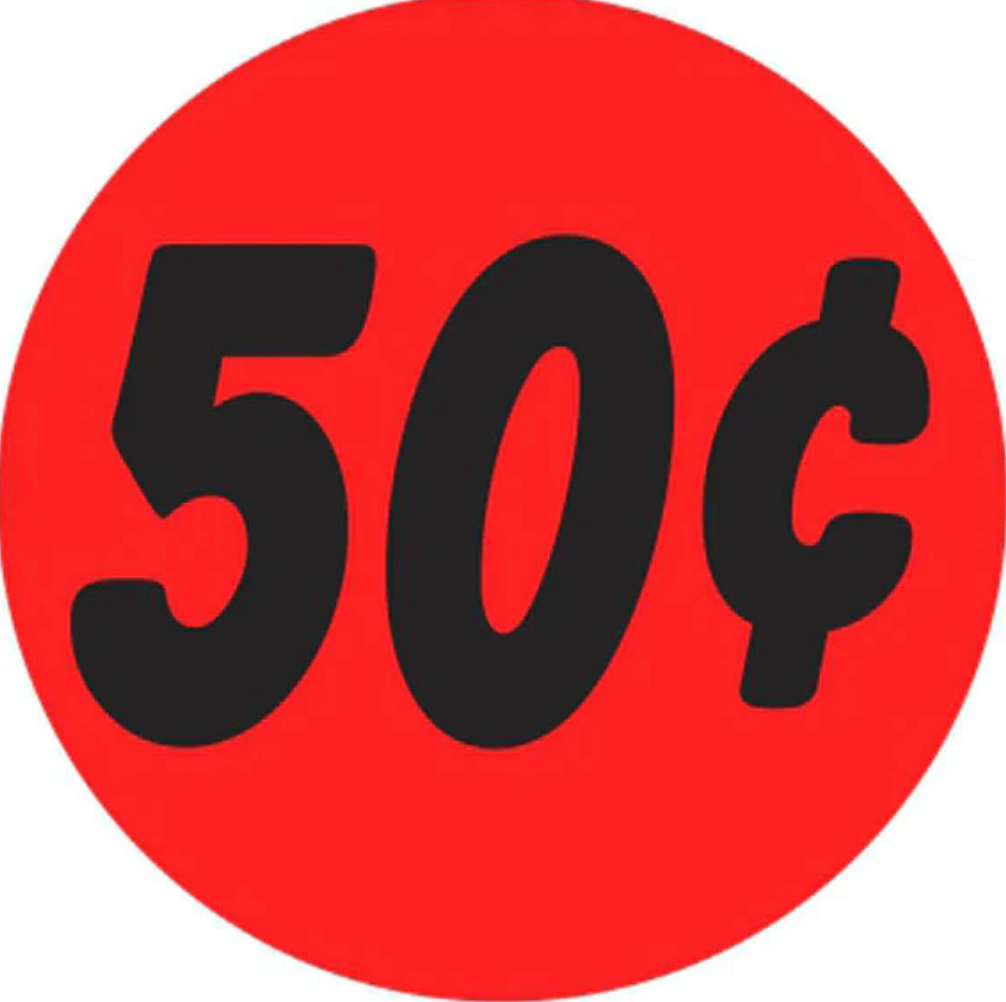 50¢ item