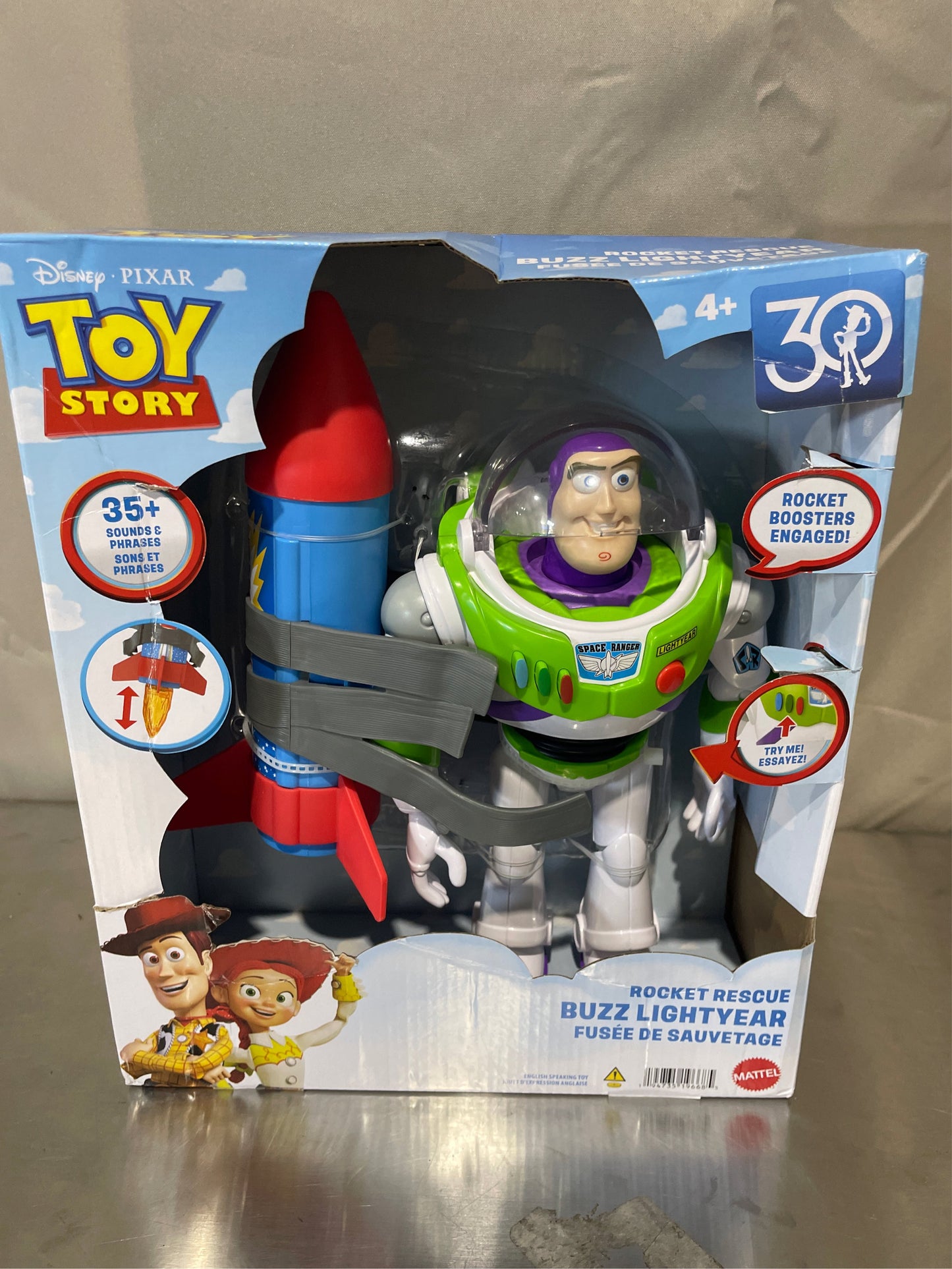 Mattel Pixar Toy Story Buzz Lightyear 10-in