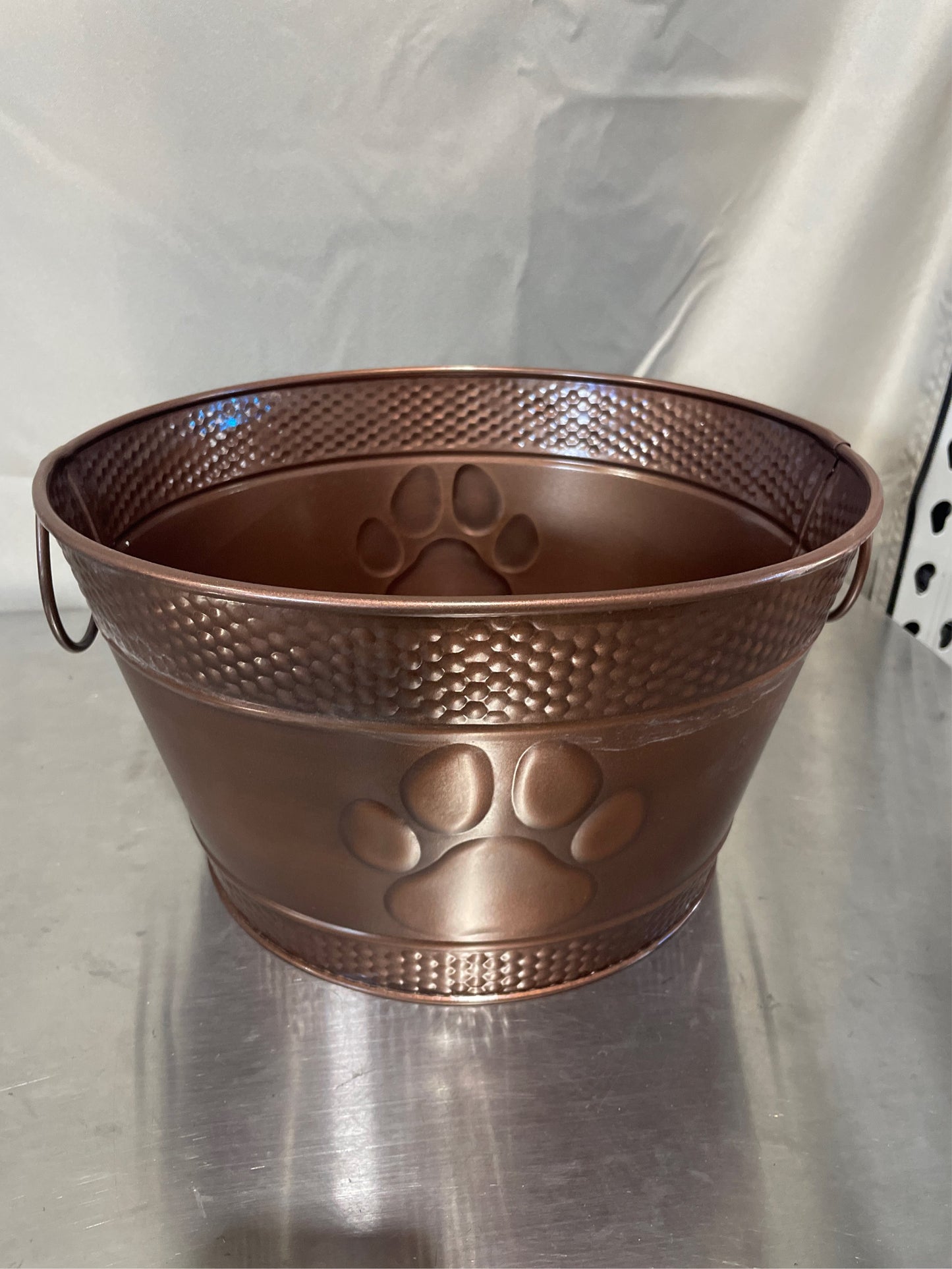 Metal Indestructible Dog Toy Bin - Lead-Free