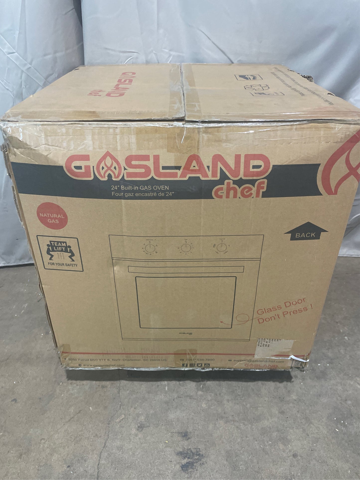 24" Built-in Natural Gas Wall Oven
