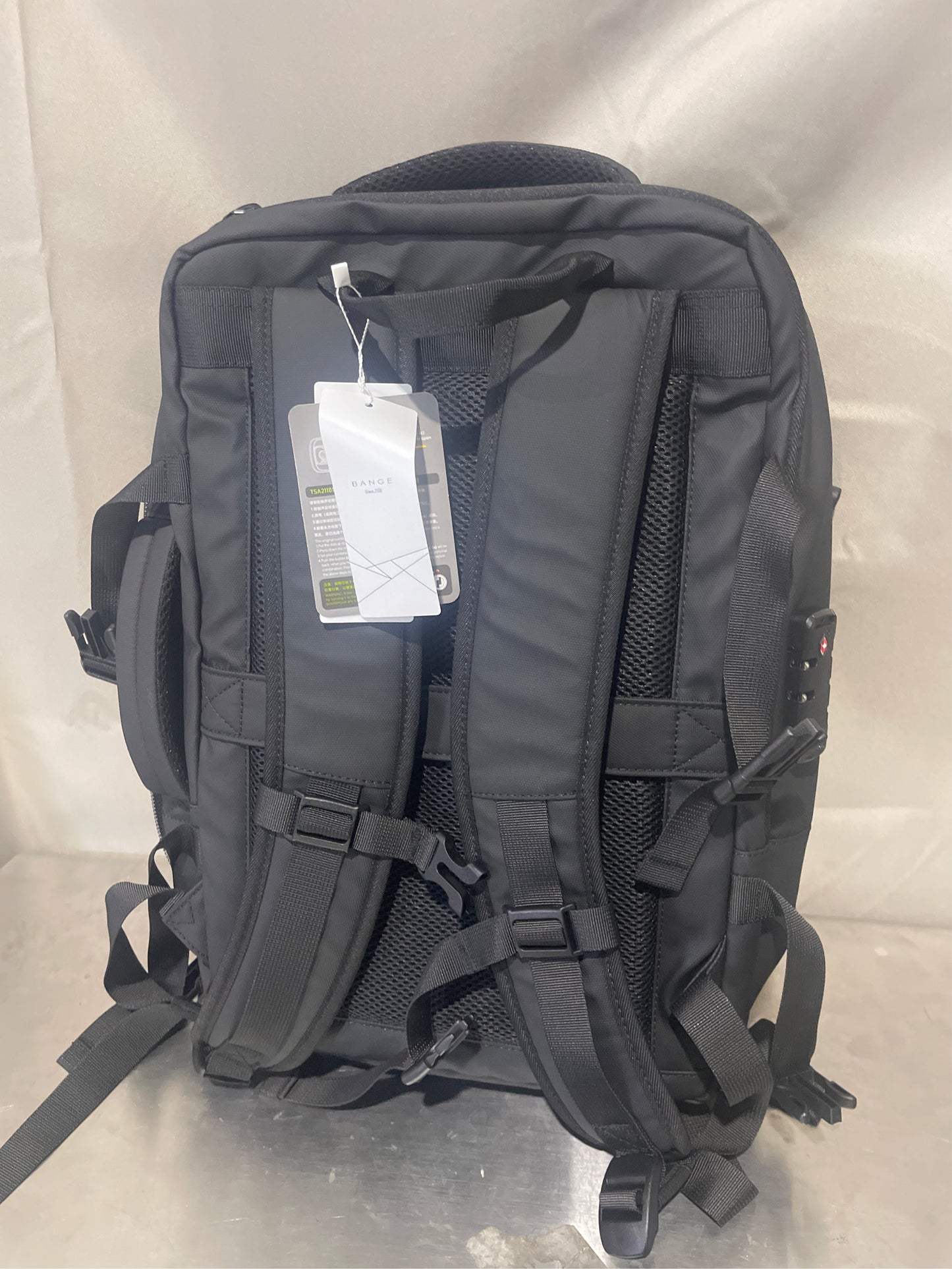 BANGE Anti-Theft Expandable Travel Backpack