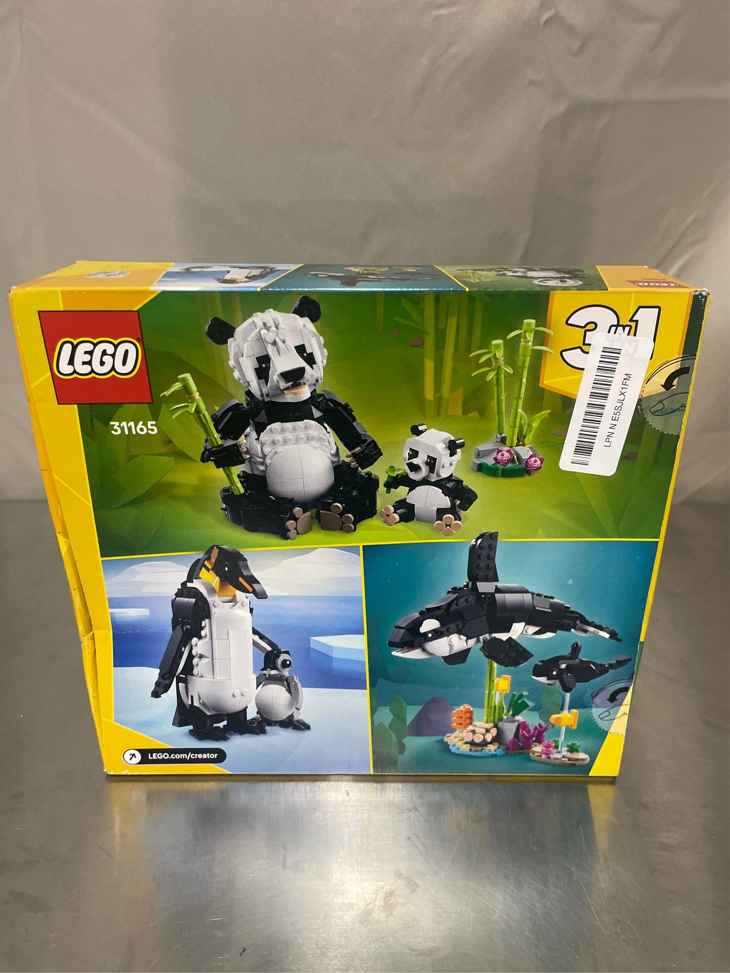 LEGO 3in1 Panda Family Building Toy 31165