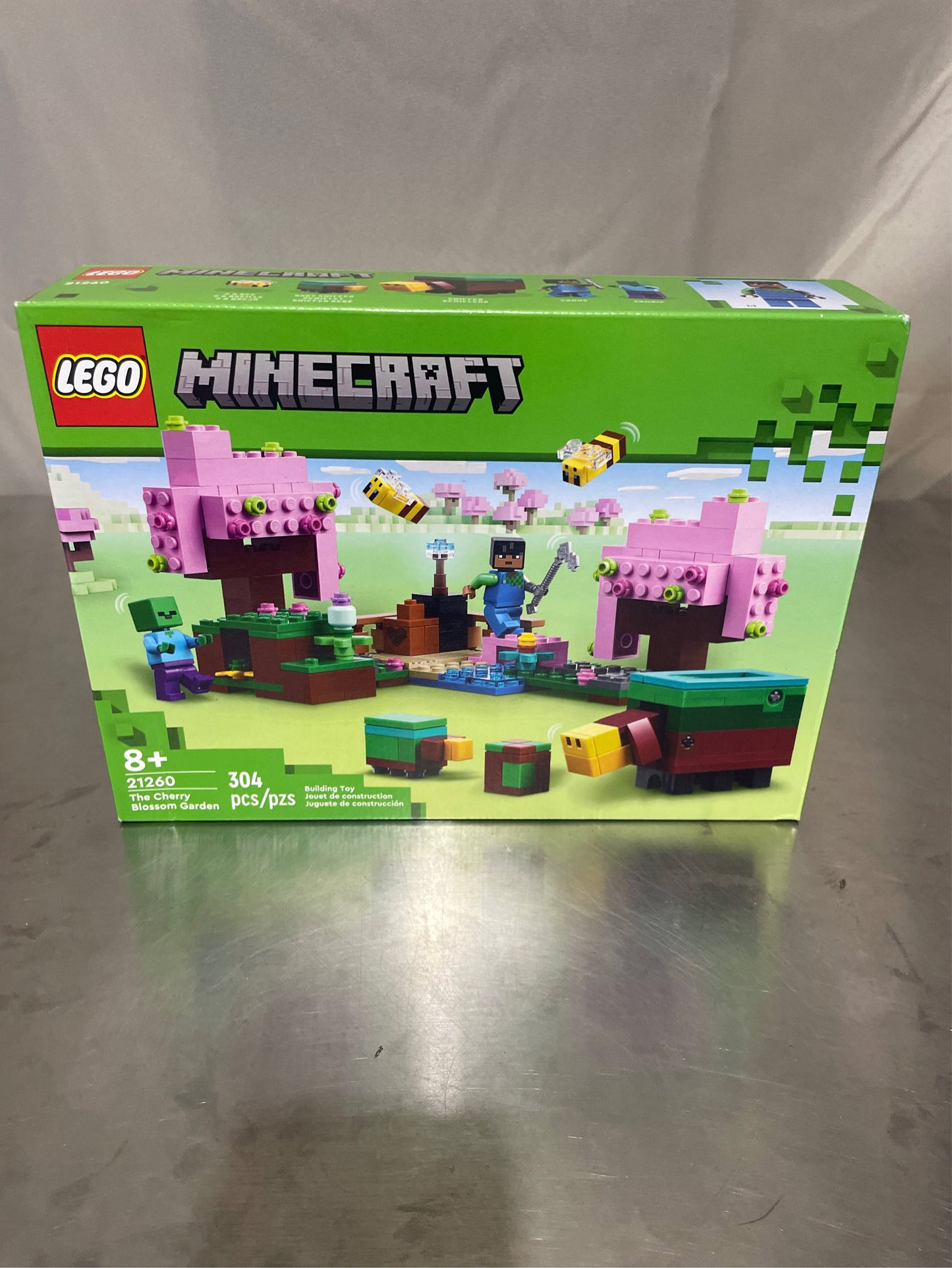 LEGO Minecraft Cherry Blossom Garden 21260 Set