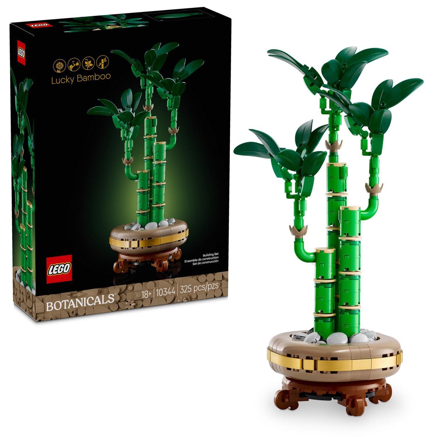 LEGO Botanicals Lucky Bamboo Set, 325 pcs