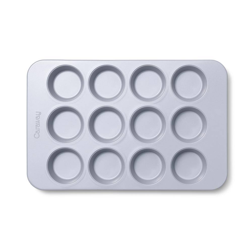 Non-Stick Ceramic Muffin Pan in Navy