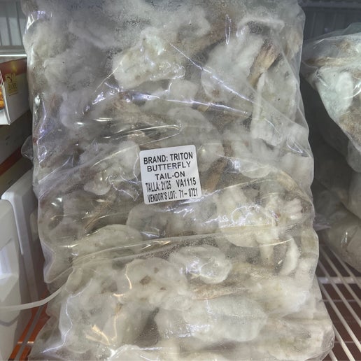 5 lbs bag - 21/25 Butterfly shrimp