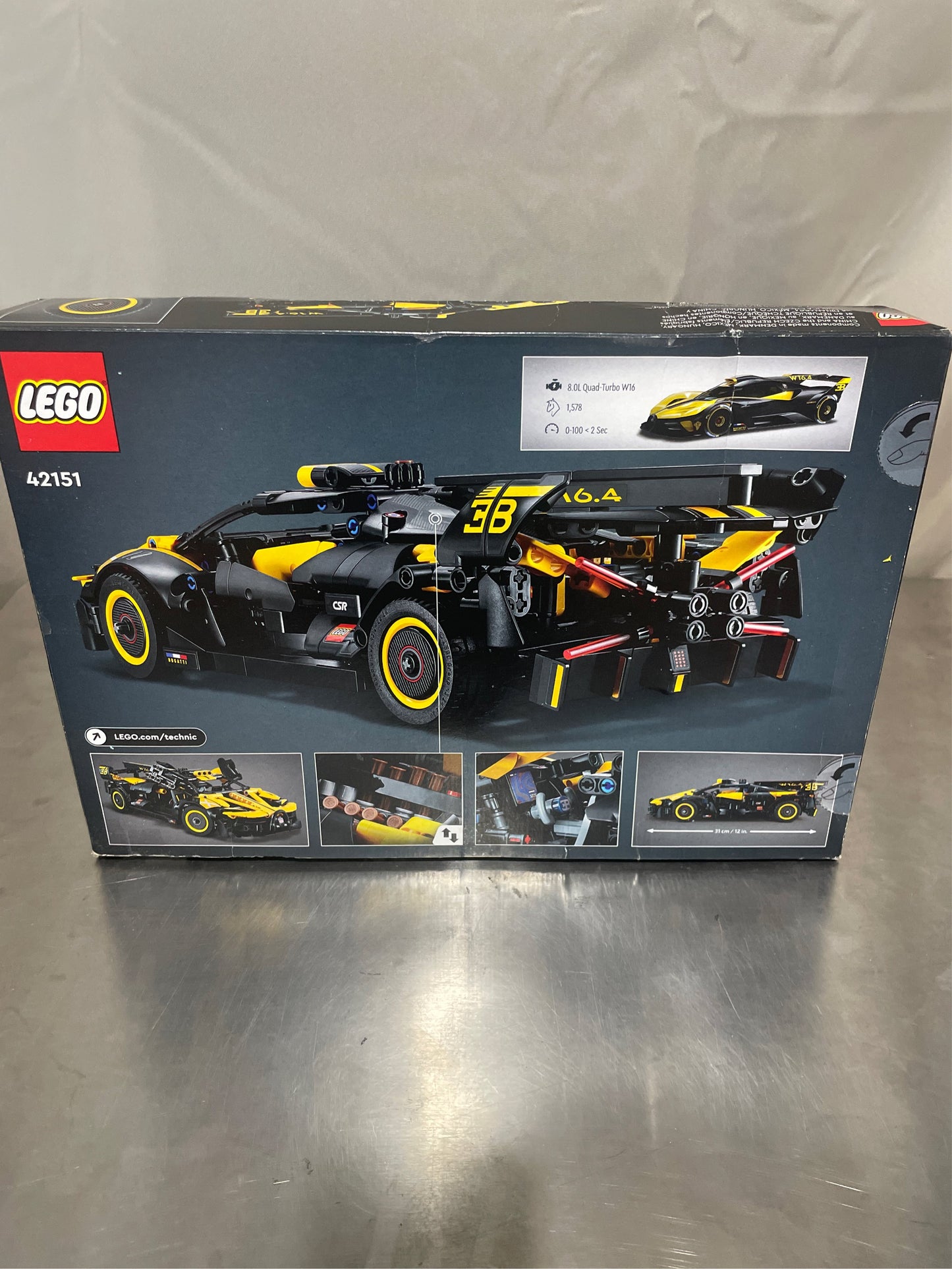 Technic Bugatti Bolide Set (905 Pieces)