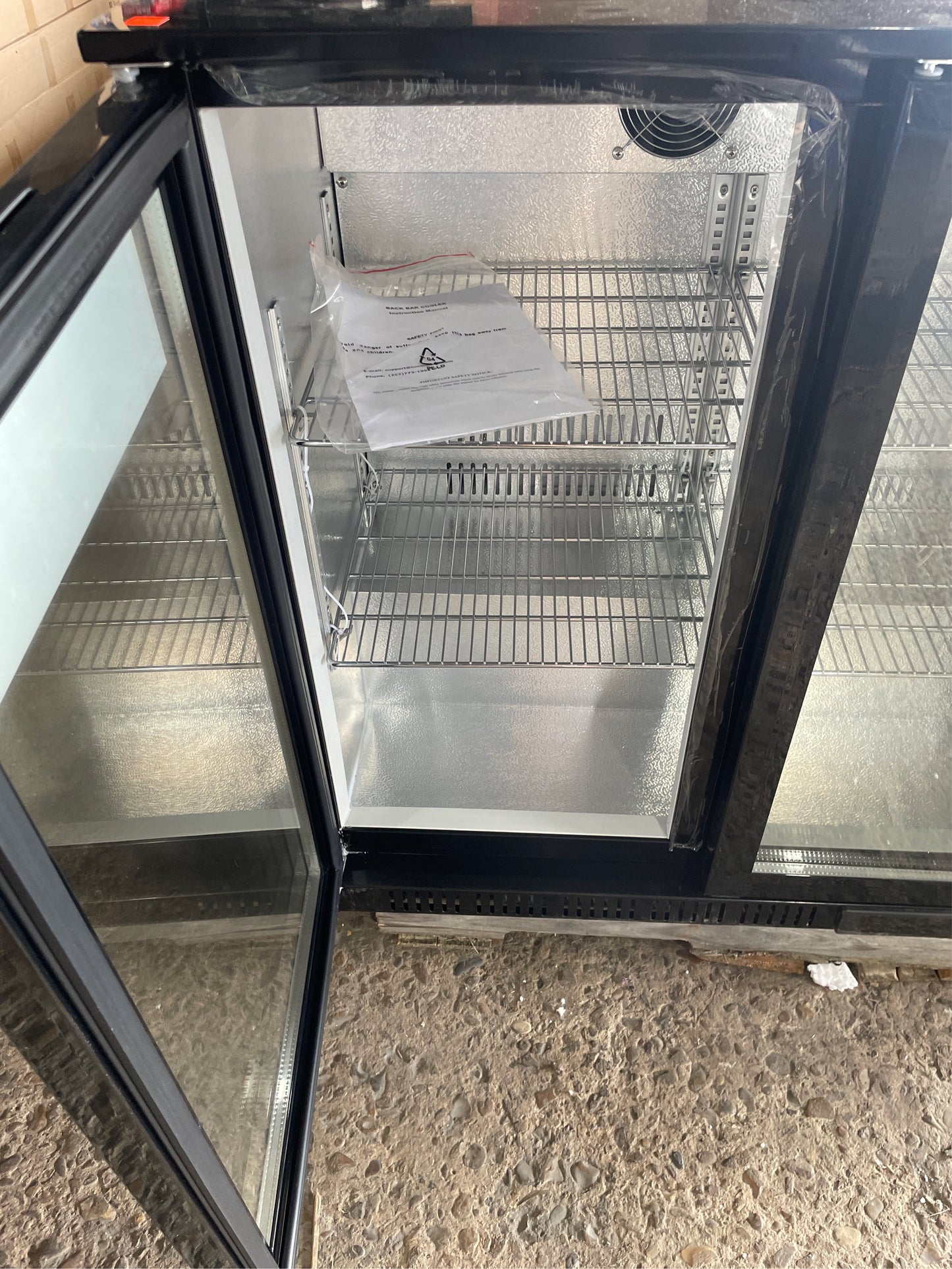 Beverage Refrigerator 12 Cu Ft 3 Glass Door