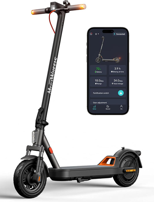 Electric Scooter with Suspension, Long Range