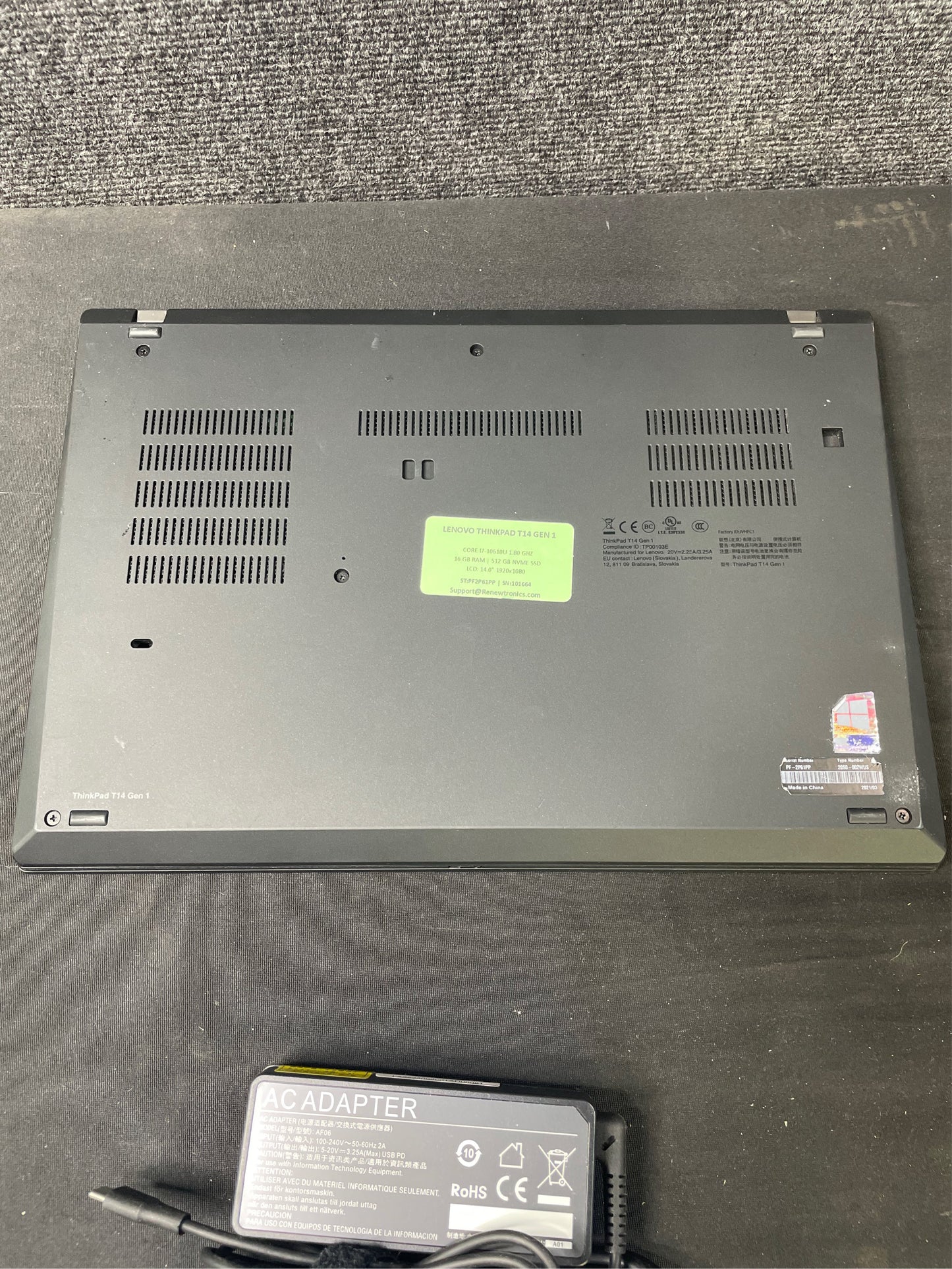 Lenovo Thinkpad T14 Gen 1, 14-Inch FHD
